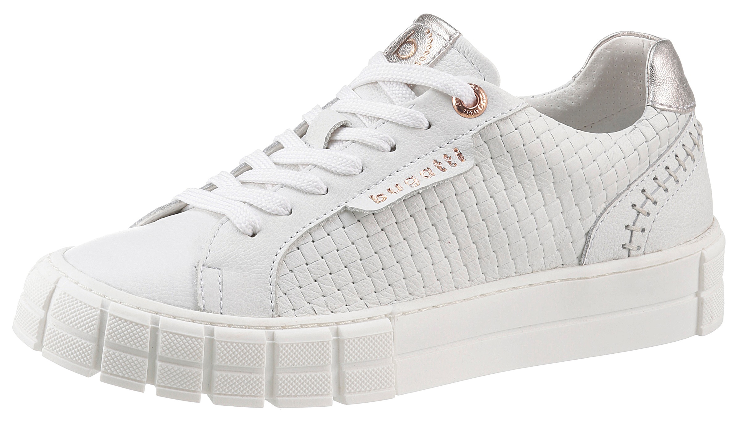 Image of bugatti Plateausneaker, mit leichtem Flechtmuster bei Ackermann Versand Schweiz