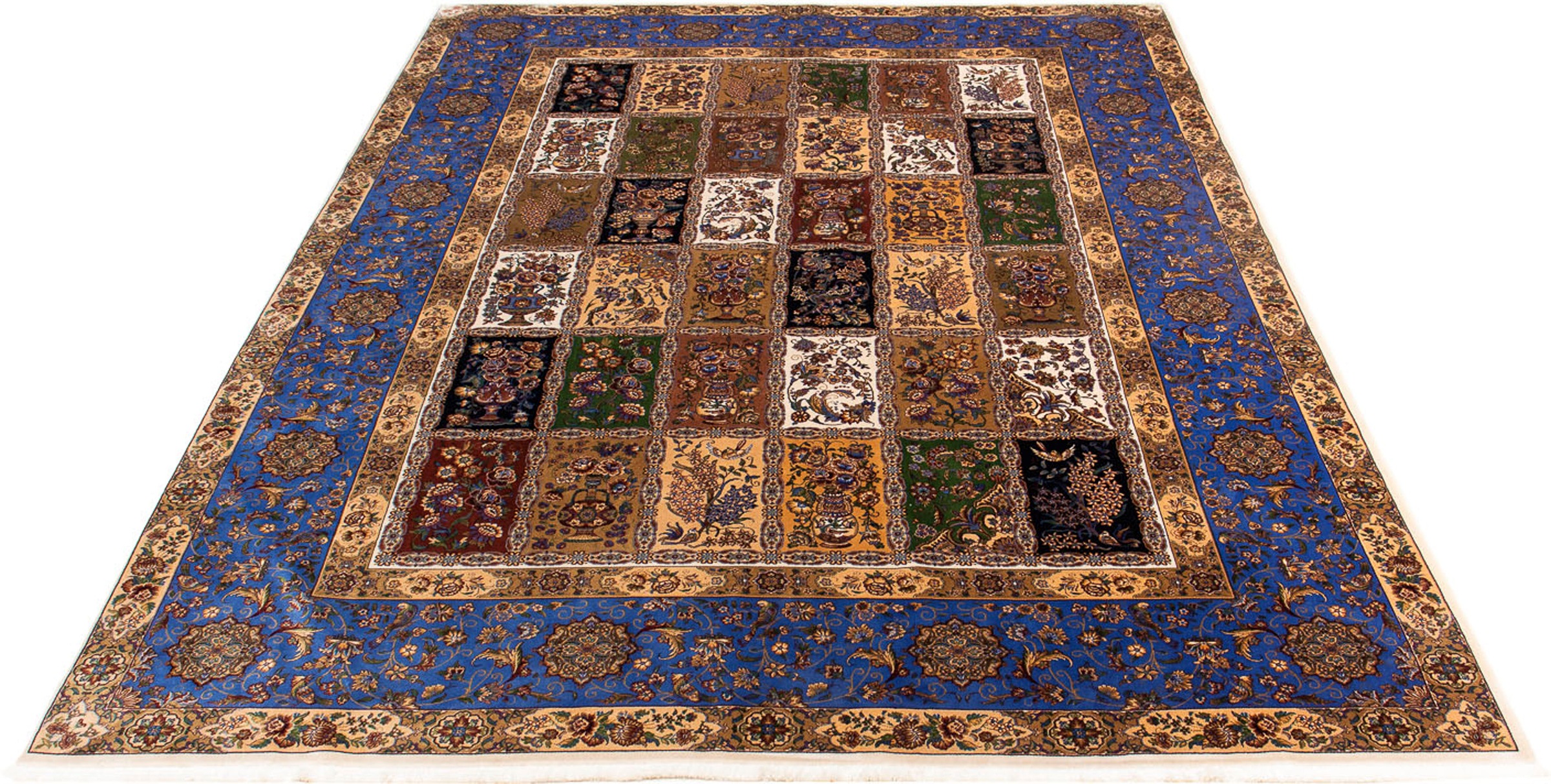 Image of morgenland Orientteppich »Perser - Ghom - 230 x 160 cm - mehrfarbig«, rechteckig, 10 mm Höhe, Wohnzimmer, Handgeknüpft, Einzelstück mit Zertifikat bei Ackermann Versand Schweiz