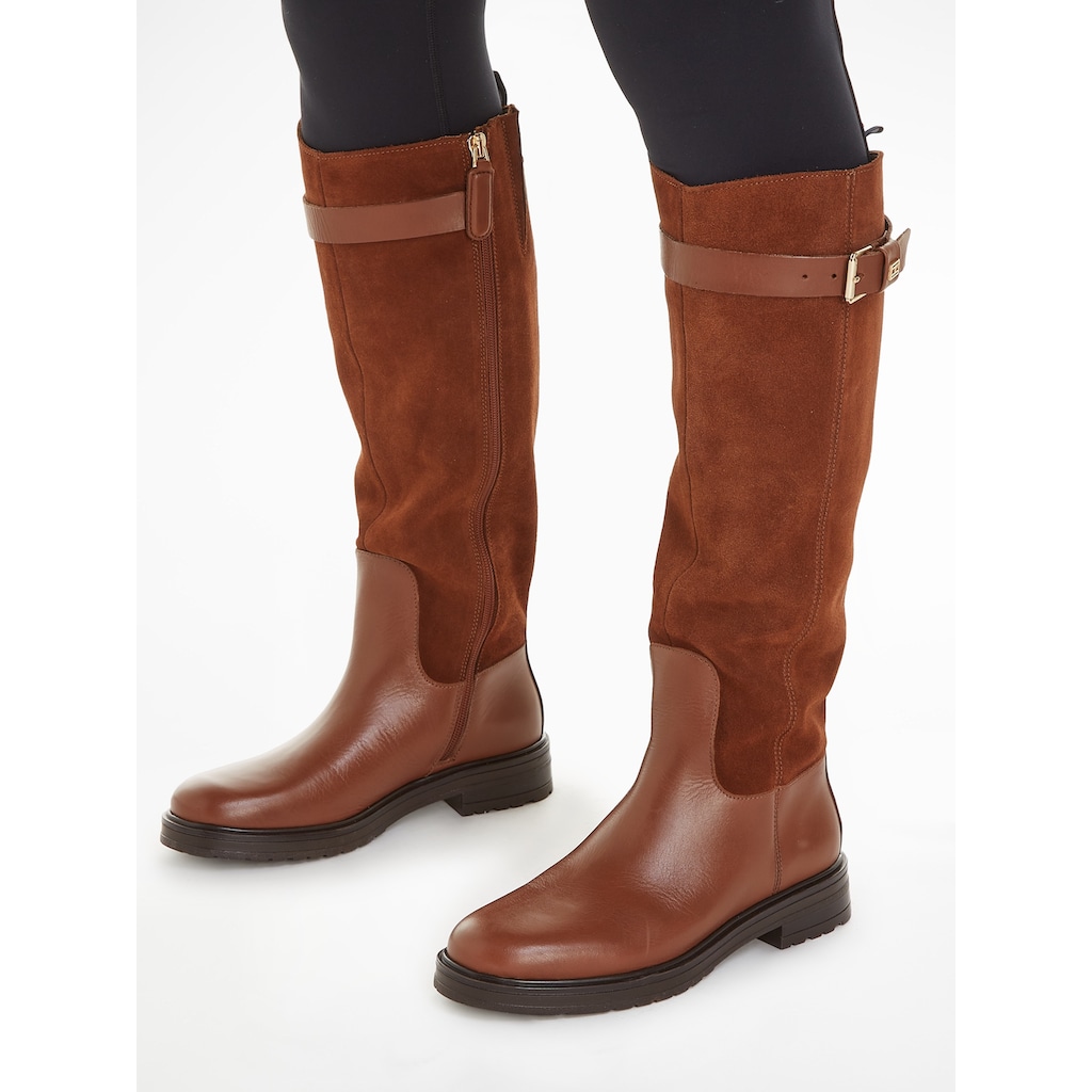 Tommy Hilfiger Stiefel »CASUAL ESSENTIAL BELT LONGBOOT«