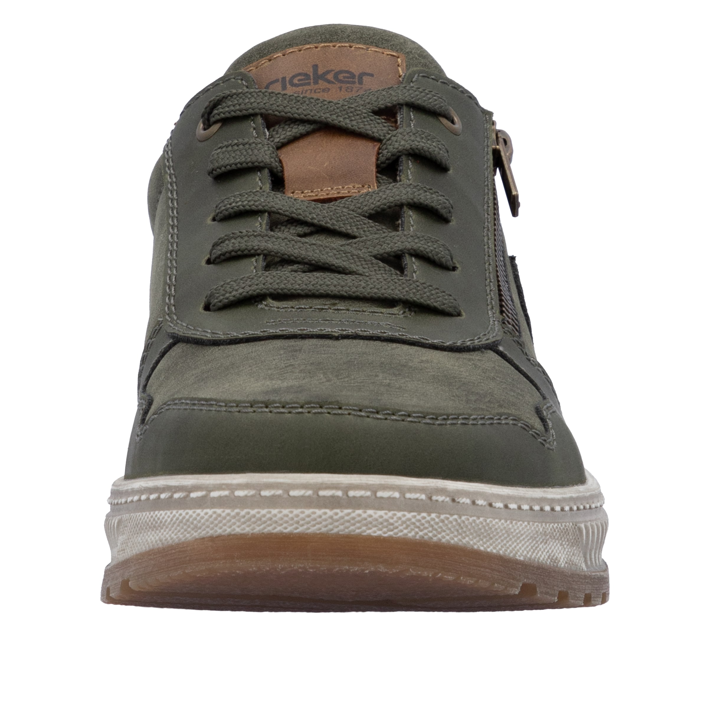 Rieker Sneaker  Freizeitschuh, Halbschuh, Schnürschuh mit Kontrastbesatz
