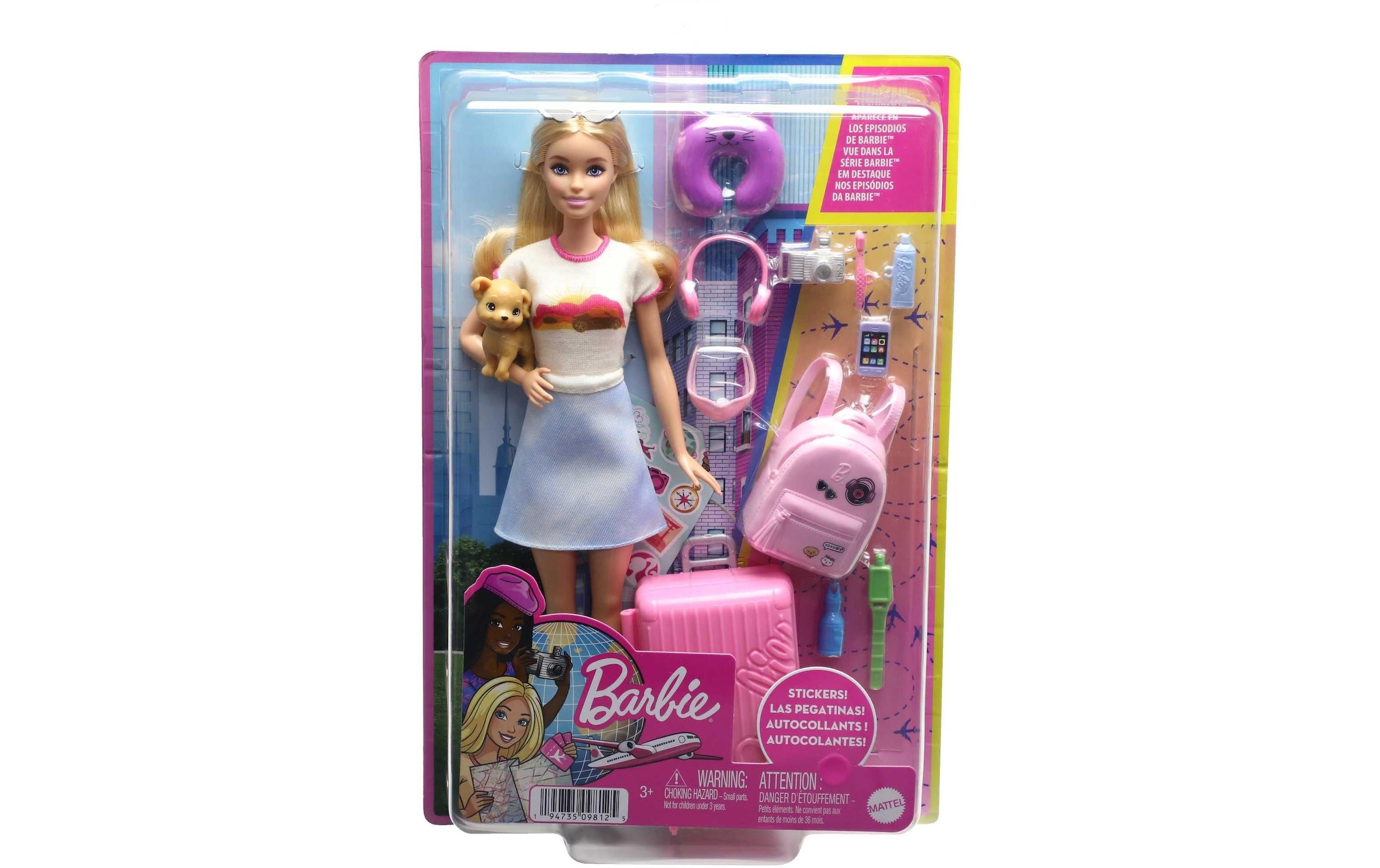 Barbie Anziehpuppe »Barbie Travel Barbie«