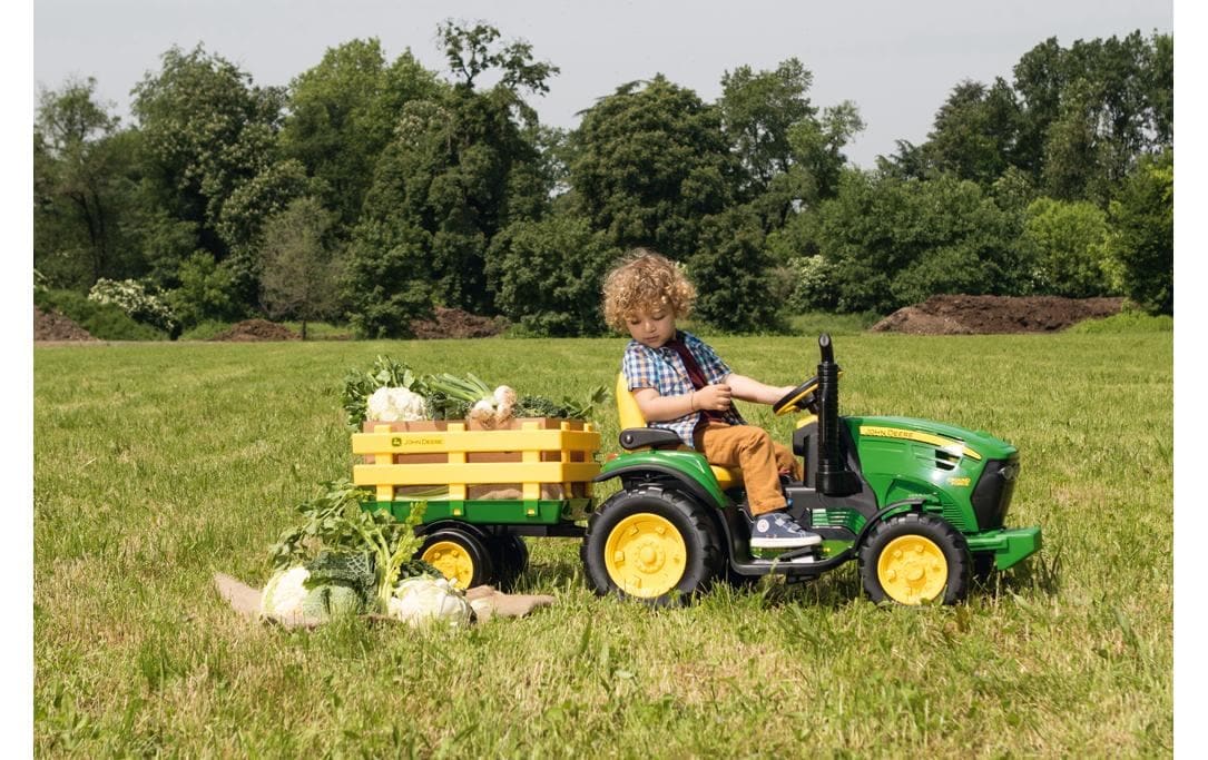   Tretfahrzeug »PegPerego John Deere Ground Force Gelb/Grün«
