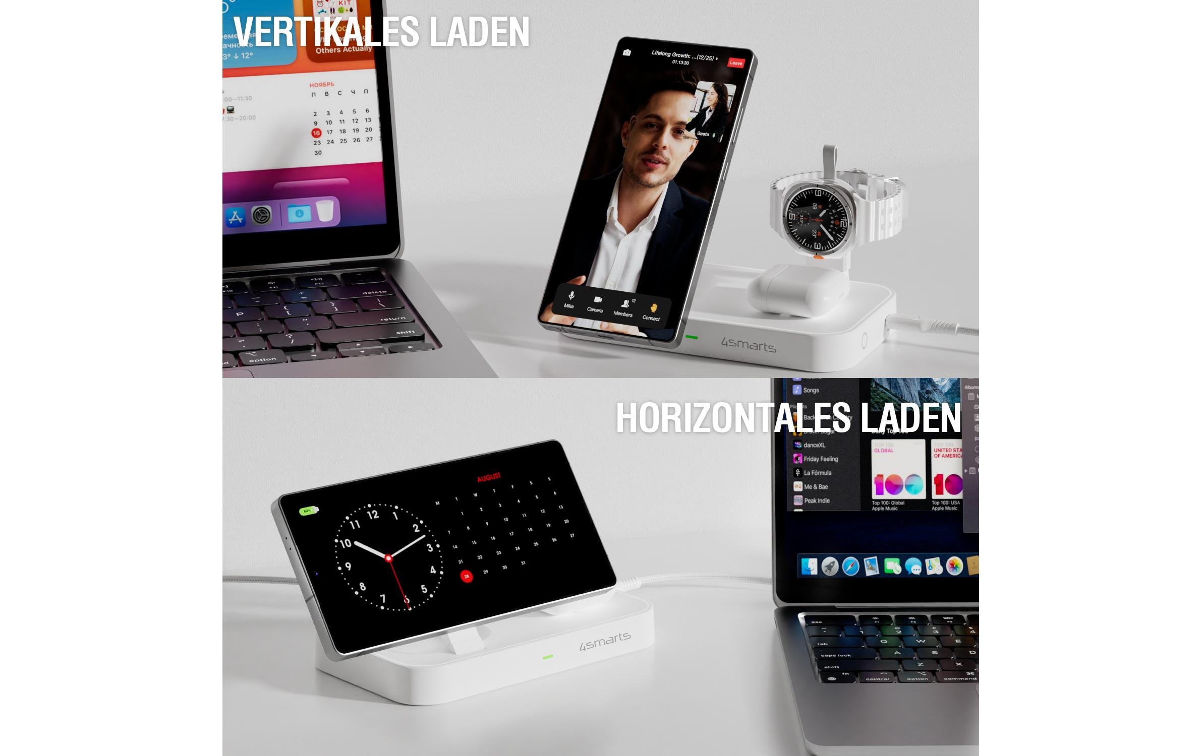 4smarts Ladestation »Trident mit Charger für Samsung Watch«