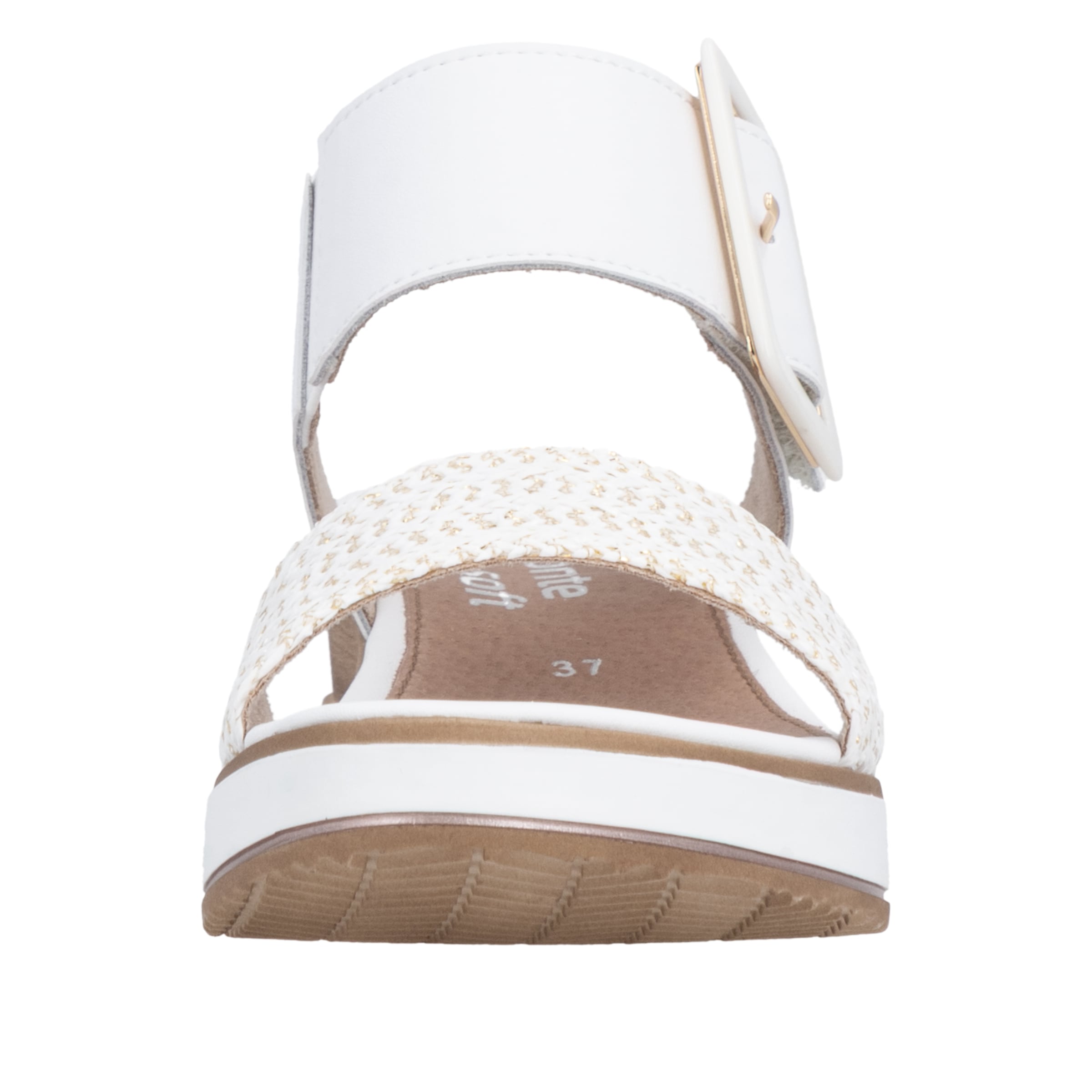 Remonte »ELLE-Collection«  Sommerschuh, Sandale, Bequemschuh mit Klett unter der Zierschnalle