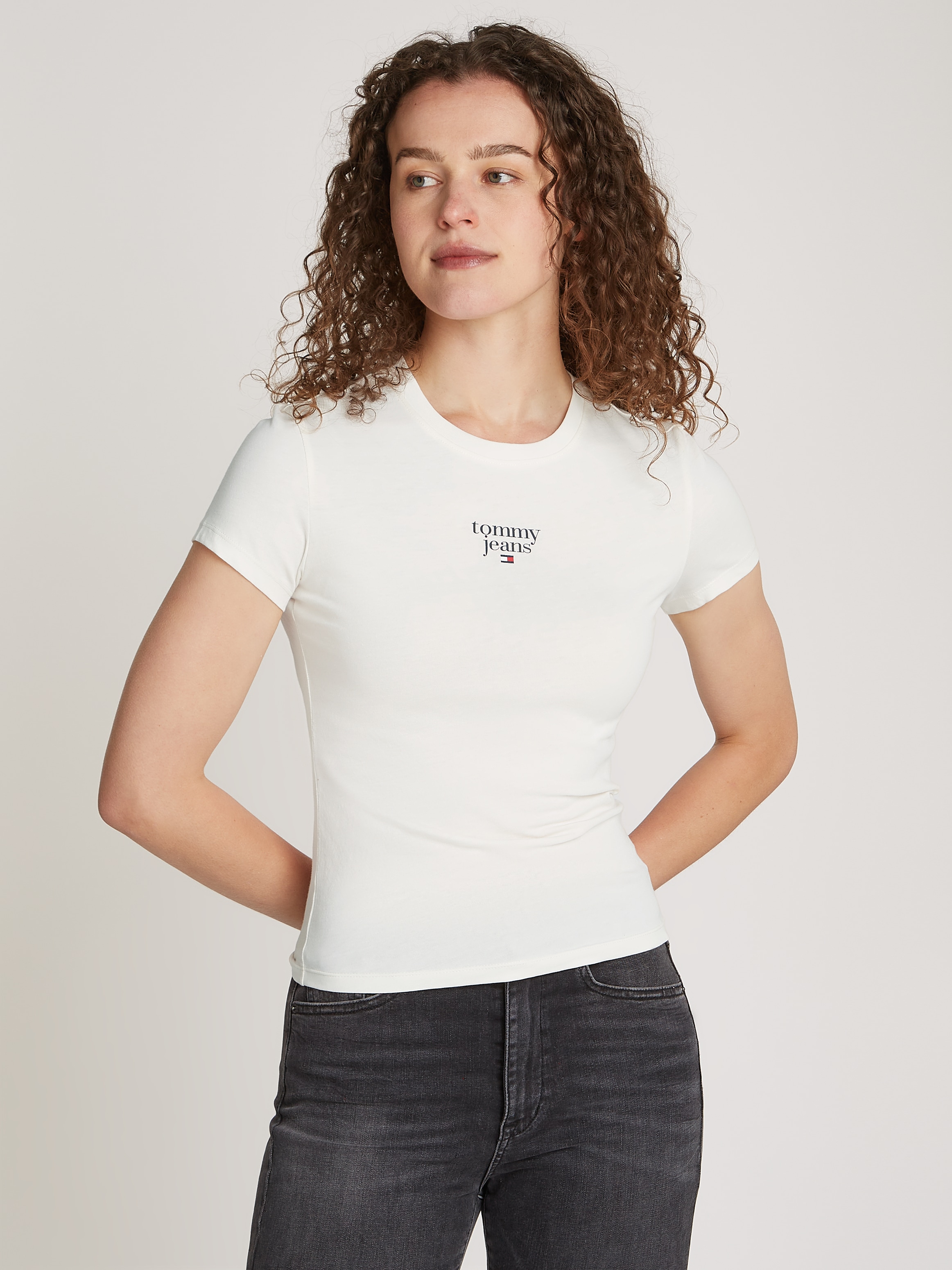 T-Shirt »TJW SLIM ESSENTIAL LOGO1 TEE EXT«, mit Logo