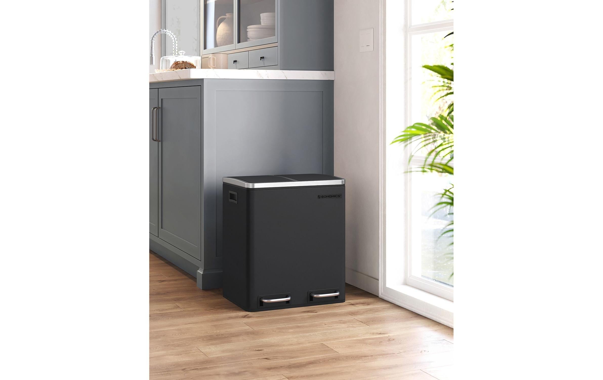 SONGMICS Mülleimer »30 l« 2 Behälter