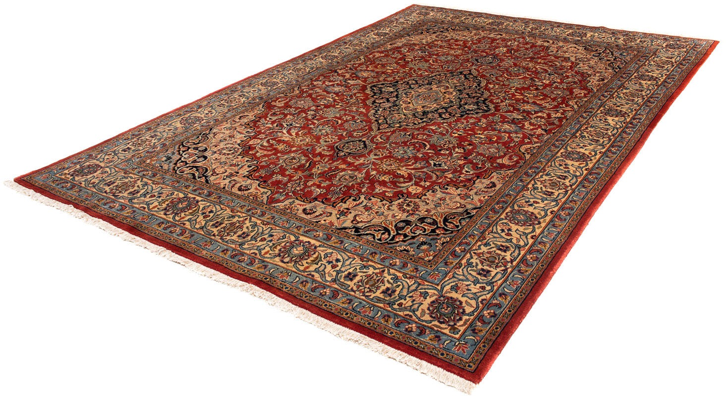 Image of morgenland Orientteppich »Perser - Classic - 295 x 200 cm - dunkelrot«, rechteckig, 10 mm Höhe, Wohnzimmer, Handgeknüpft, Einzelstück mit Zertifikat bei Ackermann Versand Schweiz