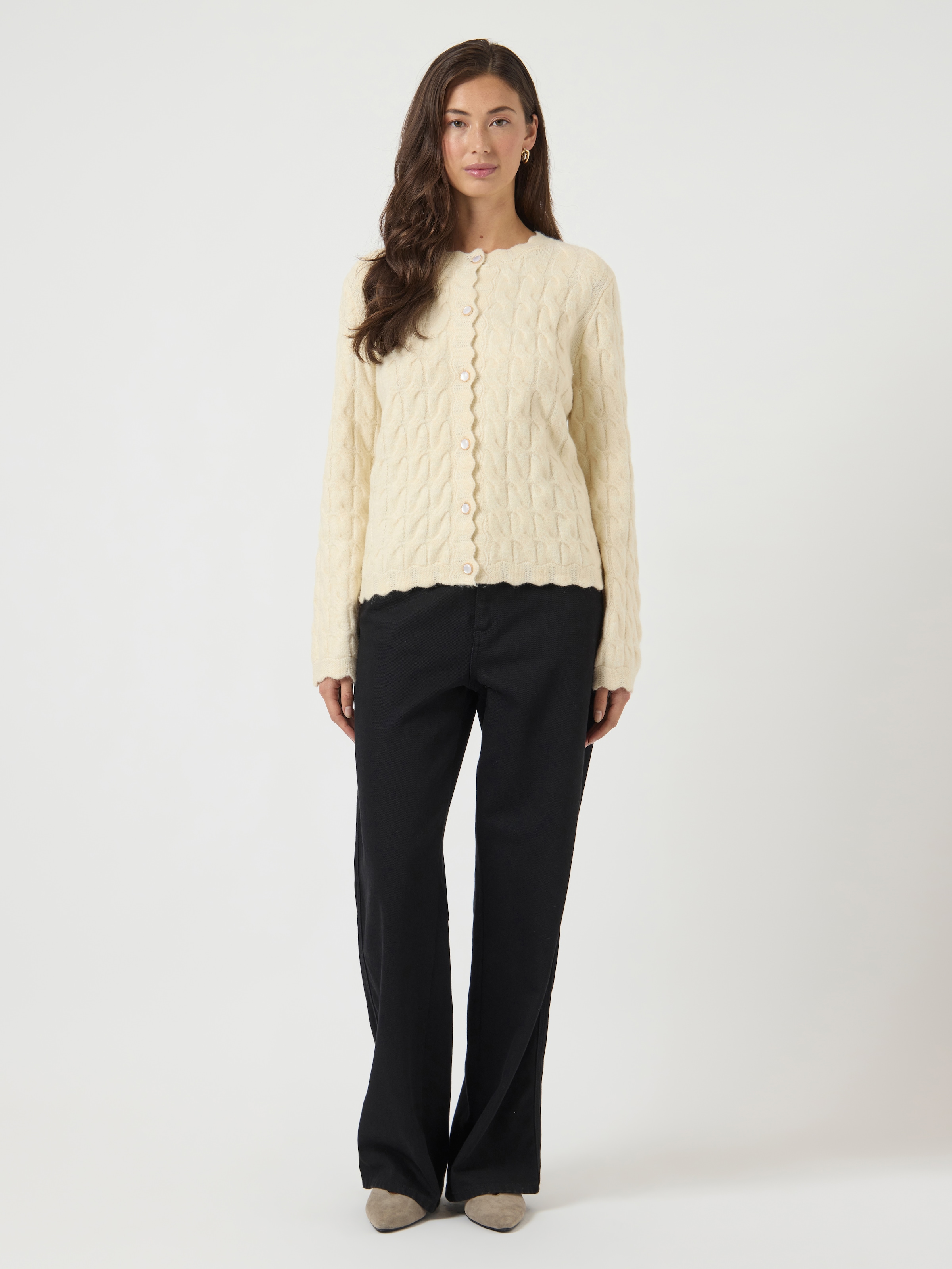 Y.A.S Veste en tricot »YASBUBERA LS KNIT CARDIGAN S. NOOS«