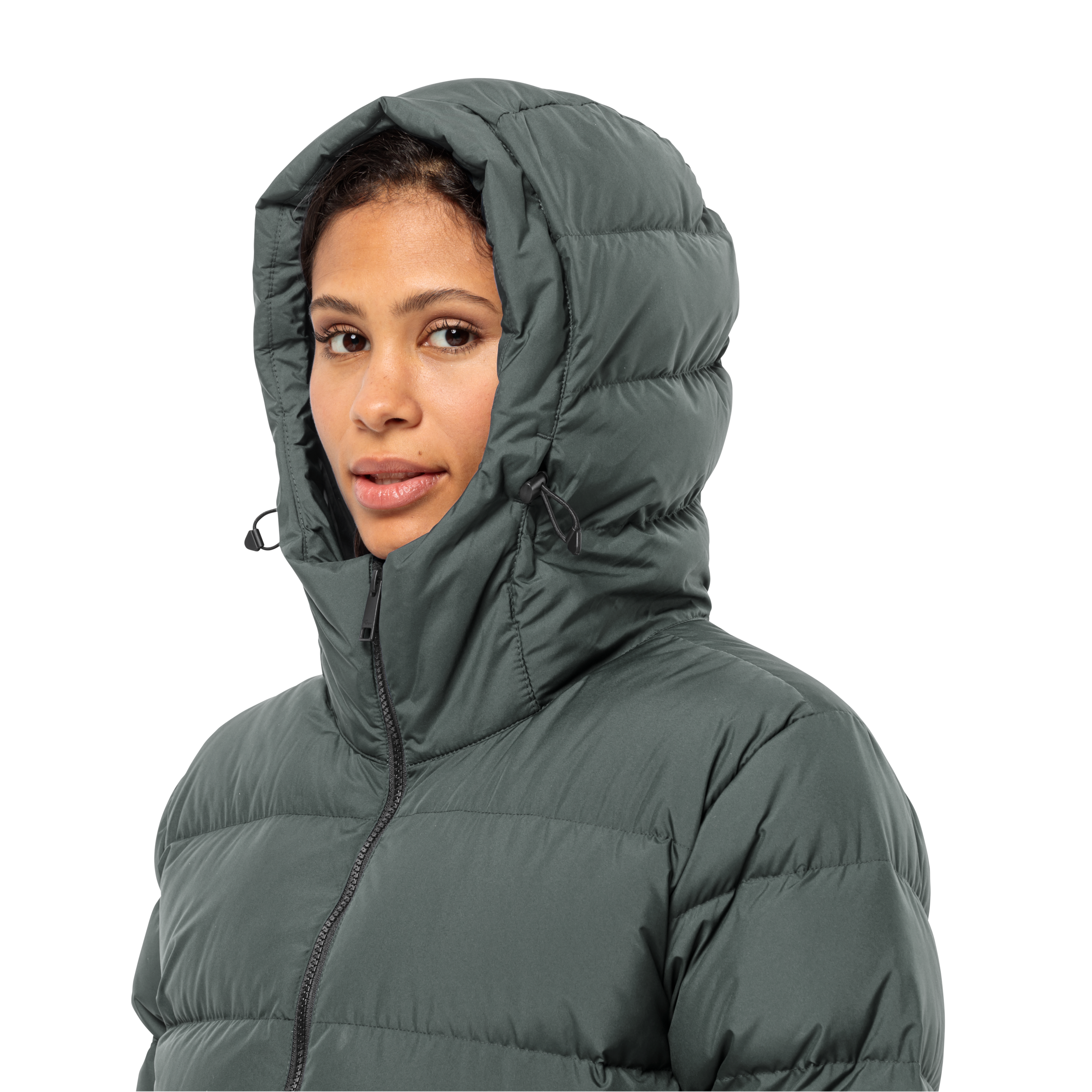 Jack Wolfskin Daunenmantel »FROZEN PALACE COAT W«, mit Kapuze