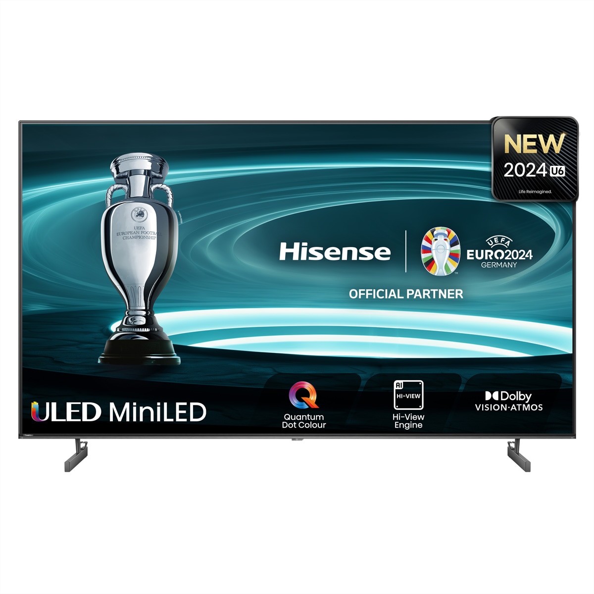 LED-Fernseher »Hisense TV 55U6NQ, 55", ULED 4K, Mini LED, 60Hz«, UHD