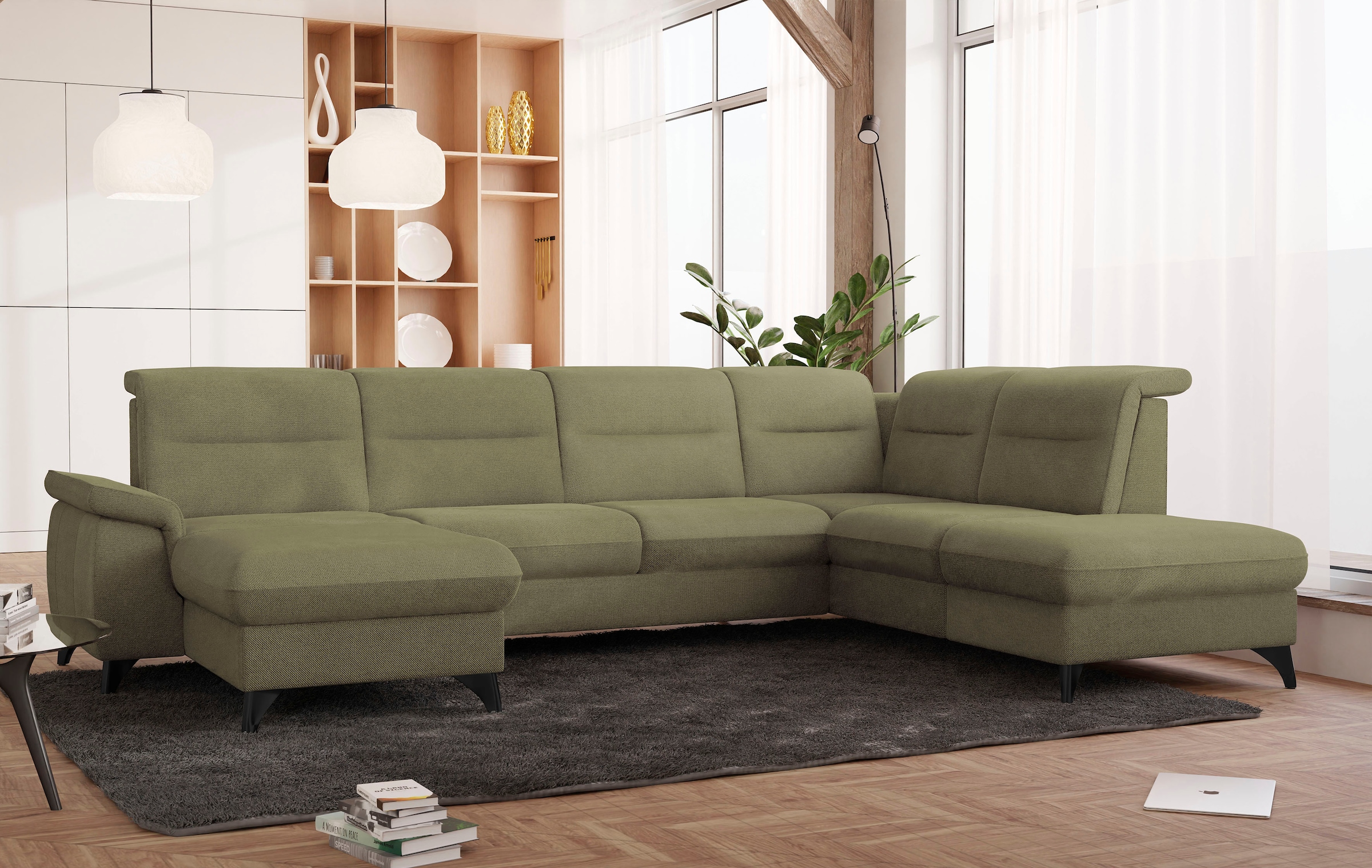 Image of sit&more Wohnlandschaft "Astoria U-Form" wahlweise mit motorischer Relaxfunktion
