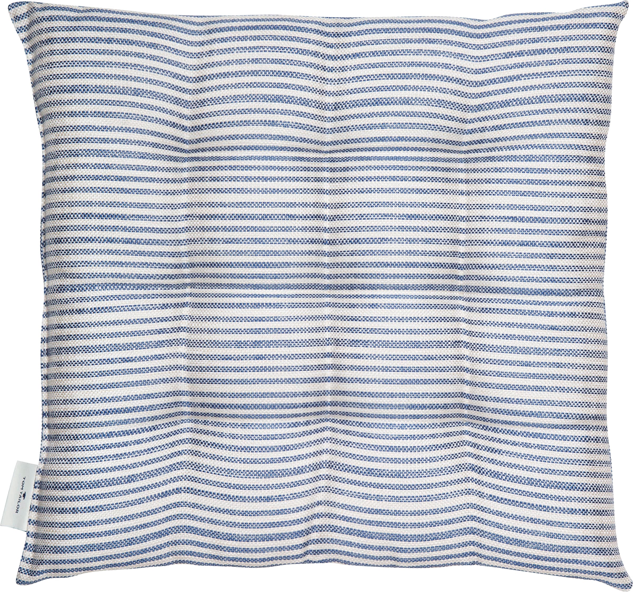 Image of TOM TAILOR HOME Stuhlkissen "Fresh Stripe" mit modernem Nadelstreifendessin