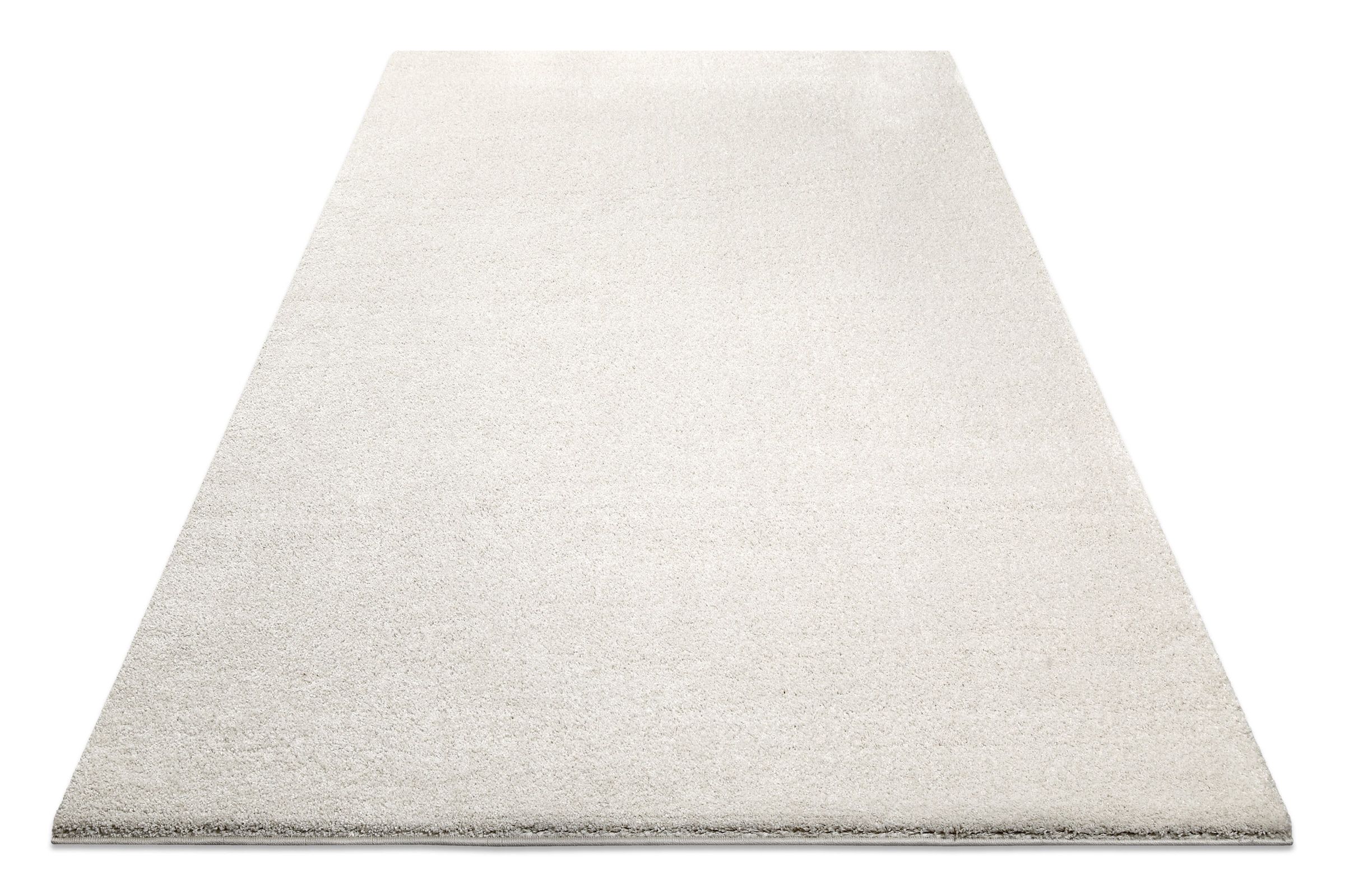 Wecon home Tapis »Wogh« Rectangulaire 25 mm Höhe Kurzflor, maschinell gewebt, robust, Wohn- & Schlafzimmer, einfarbig