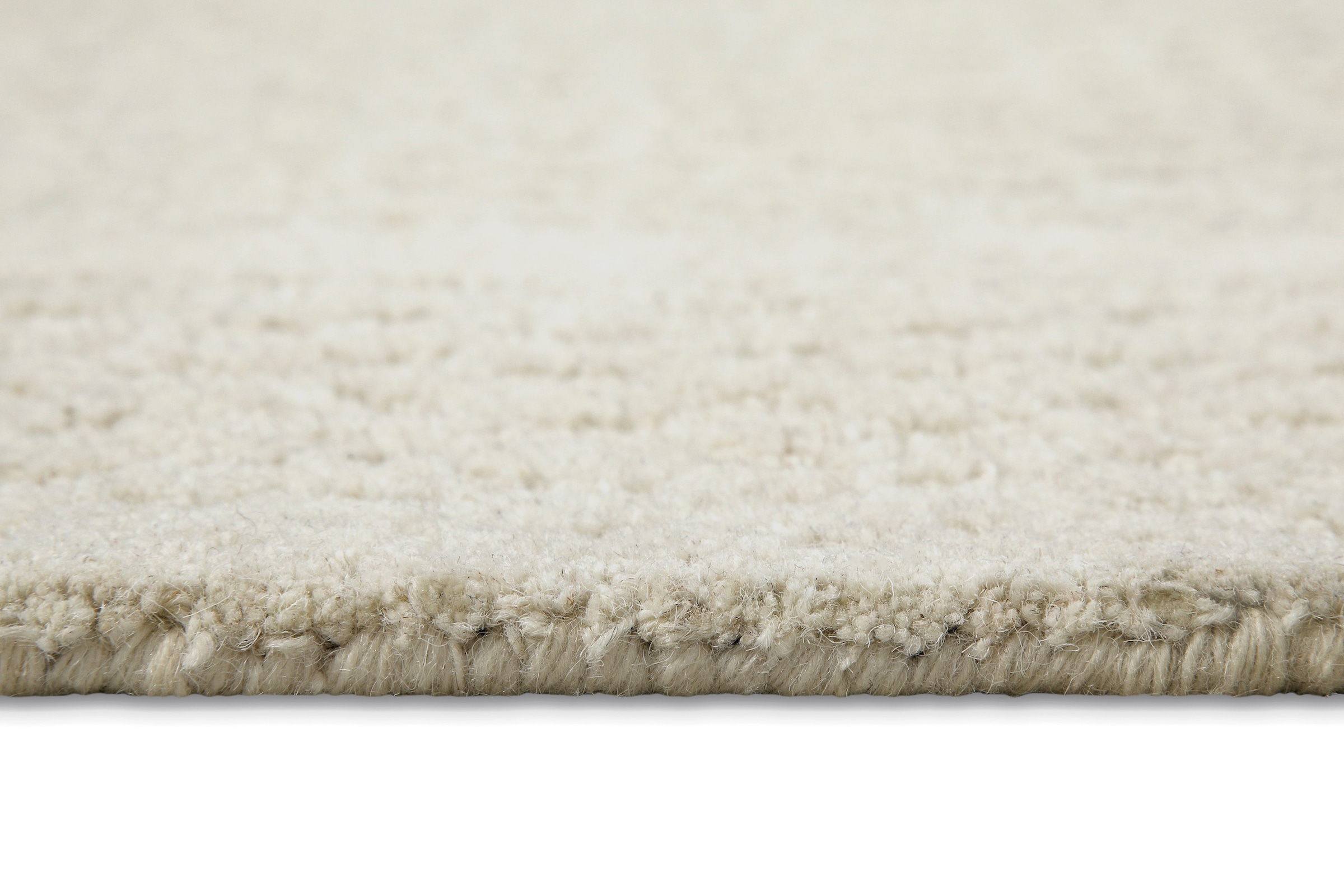 Wecon home Wollteppich »Hamptons THIRTYFIVE«, rechteckig, 15 mm Höhe, Läufer, Schurwolle, Kurzflor, Wohn- & Schlafzimmer, strukturiert