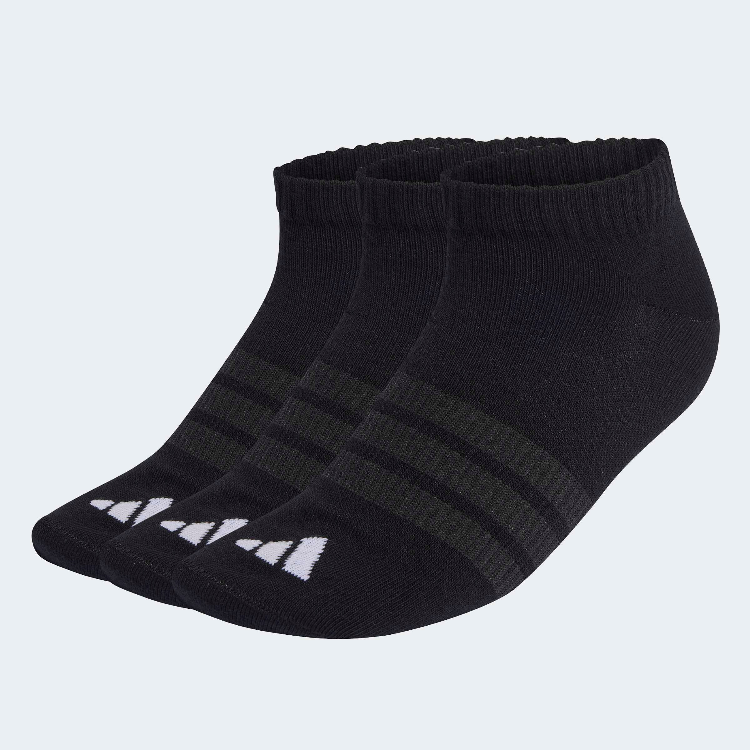 adidas Performance Veste fonctionnelle »THIN&LIGHT ESSENTIALS LOW CUT 3ER-PACK« 3 Couple tlg. au style sportif, pour fitness, lot de 3
