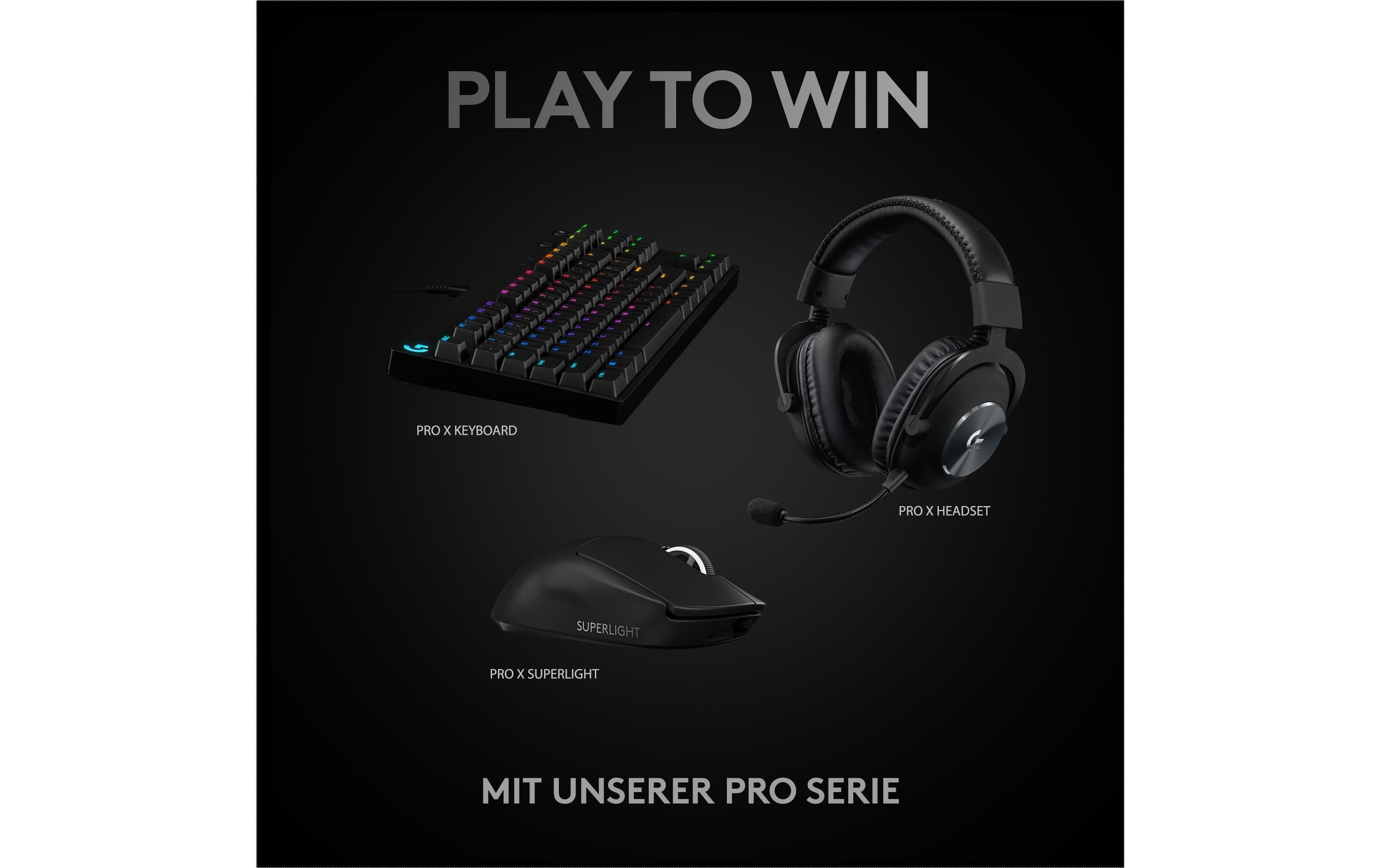 Logitech Gaming-Maus »Logitech Pro X Superlight schwarz«, kabellos