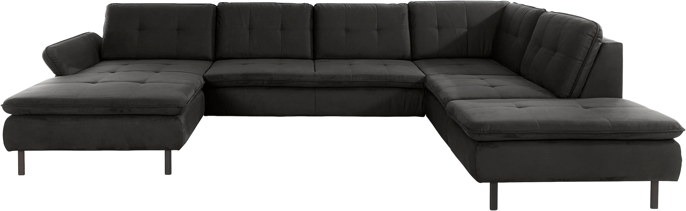 INOSIGN Wohnlandschaft »Birkholm U-Form« Armlehnverstellung, auch in Easy Clean Bezug - mit Wasser zu reinigen