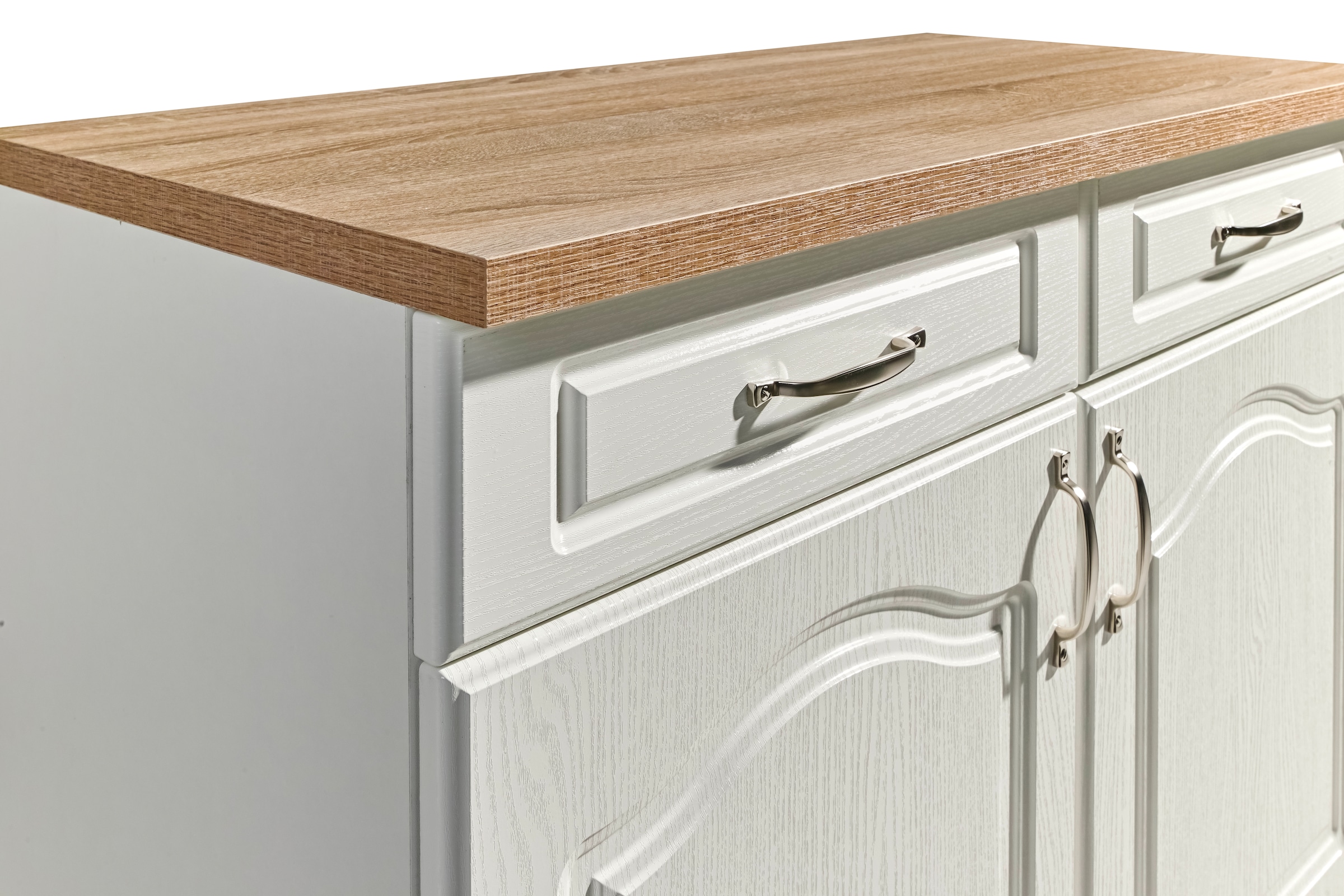 wiho Küchen Armoire basse »Linz« 100 cm de large, style maison de campagne