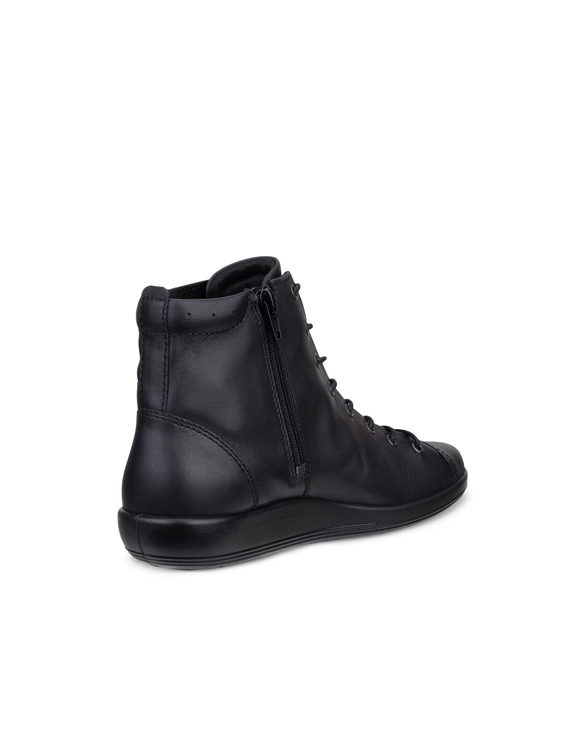 Ecco Schnürboots »ECCO SOFT 2.0«  Casual-Boots, Stiefelette, High Top-Sneaker mit Reissverschluss