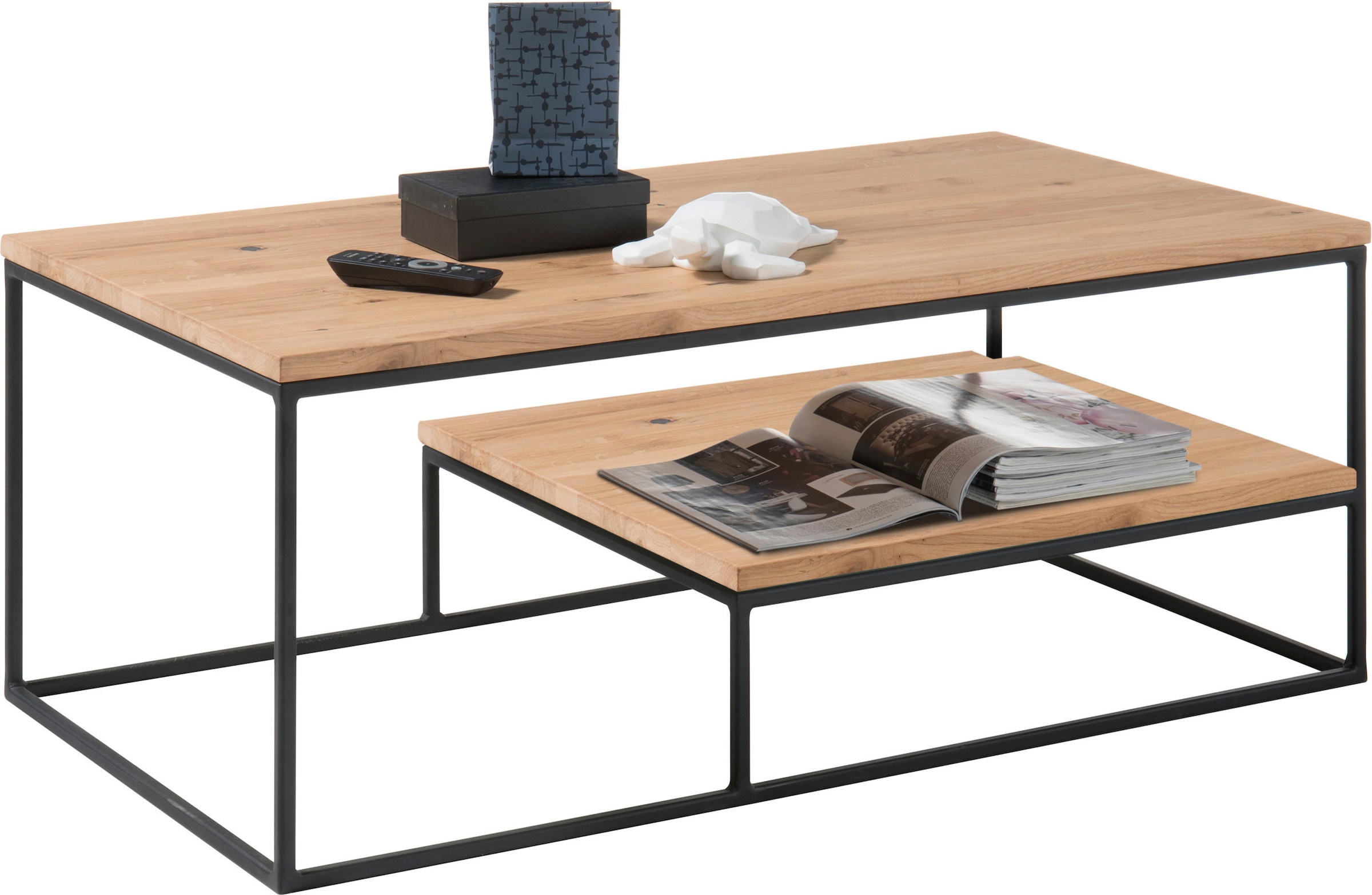 Image of Stolkom Couchtisch "Thore 2" Eiche Massiv, Tisch FSC-Zertifiziert