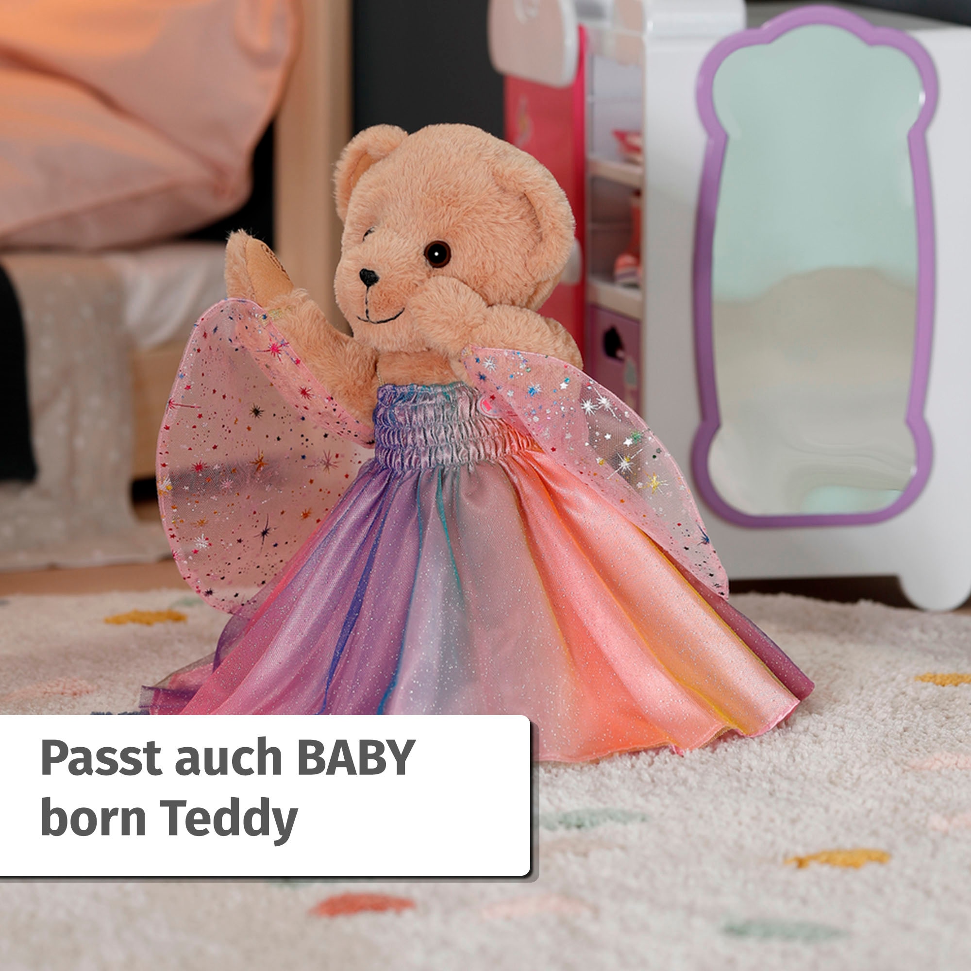 Baby Born Vêtements de poupées »Regenbogen Kleid, 43 cm«