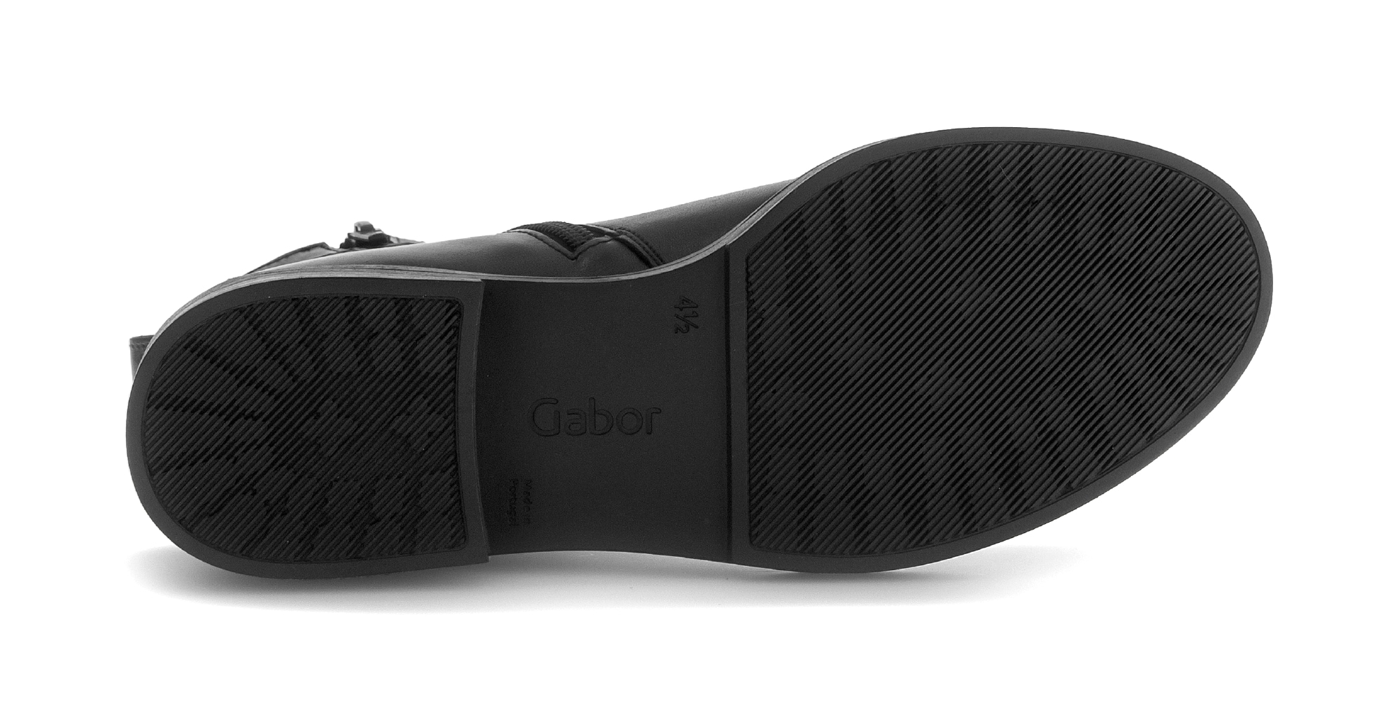 Gabor Chelseaboots  , Bockabsatz, Stiefelette, Businessschuh mit Schmuckelement