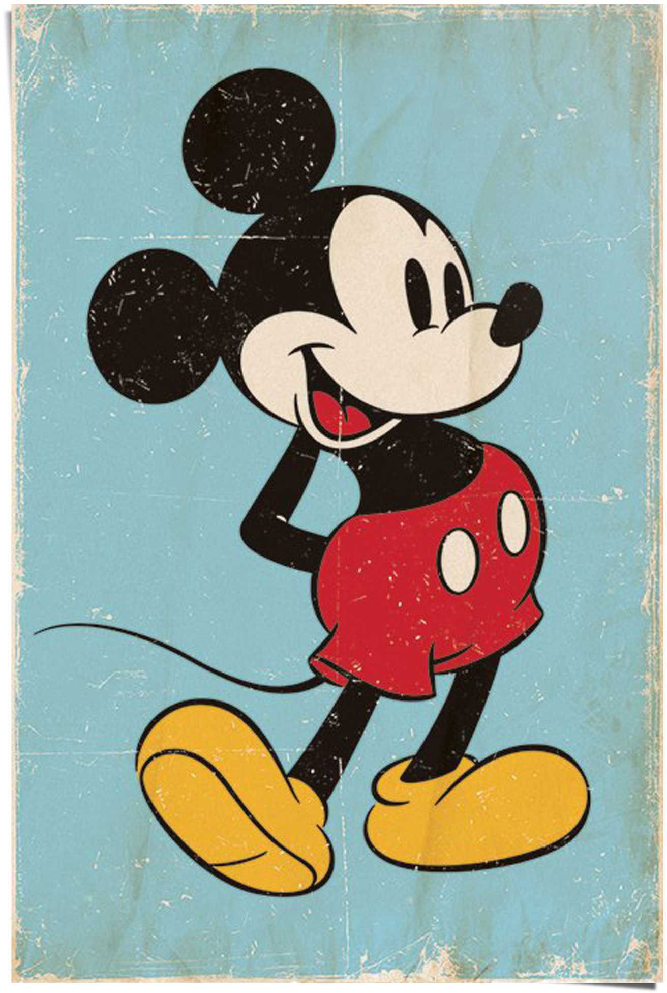 Image of Reinders! Poster »Mickey Mouse retro«, (1 St.) bei Ackermann Versand Schweiz