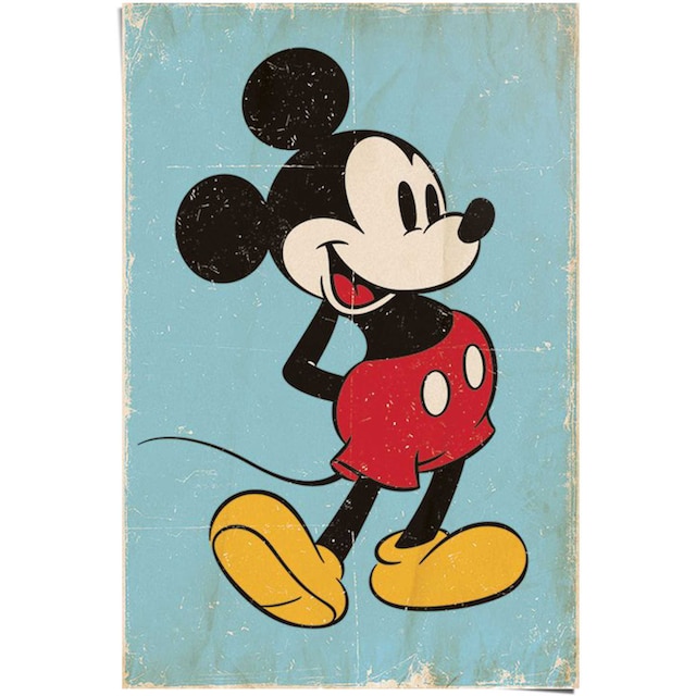 Reinders! Poster »Mickey Mouse retro«, (1 St.) jetzt kaufen