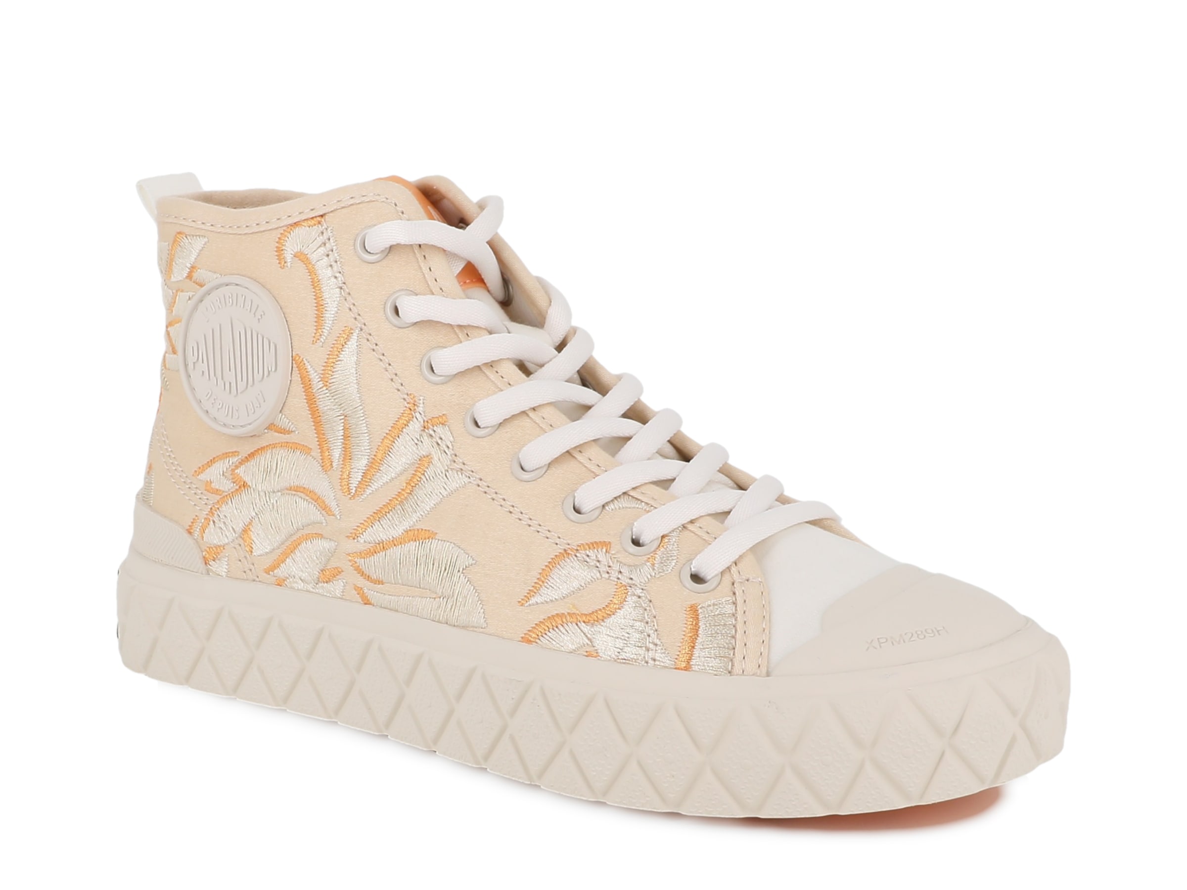 Image of Palladium Sneaker "ACE CHUKKA FLOWER" mit hochwertiger Stickerei