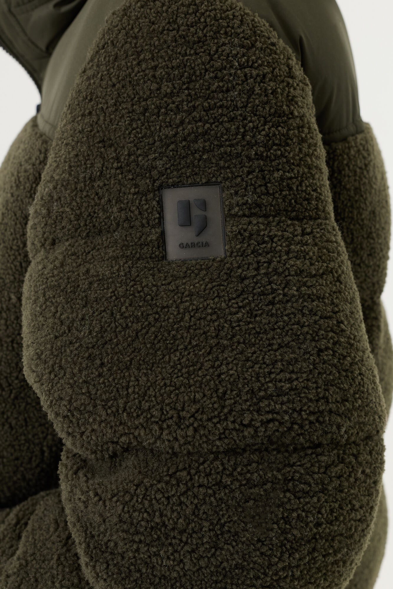 Garcia Steppjacke mit Kapuze mit Teddy-Fell for Boys