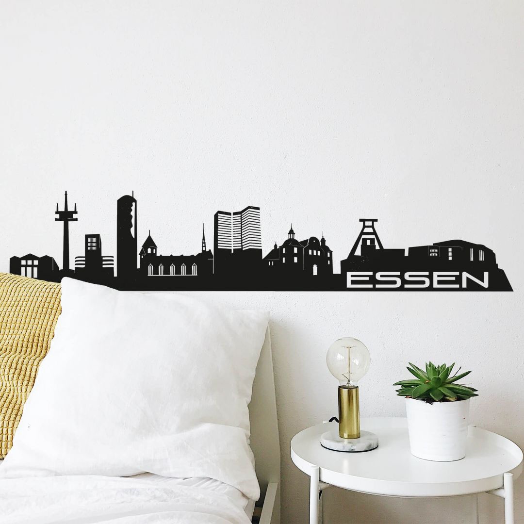 Image of Wall-Art Wandtattoo »XXL Stadt Skyline Essen 120cm«, (1 St.) bei Ackermann Versand Schweiz