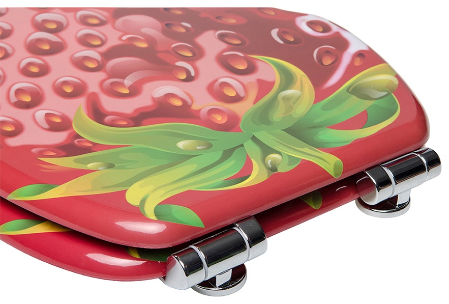 Sanilo Siège de WC »Strawberry« mit Absenkautomatik