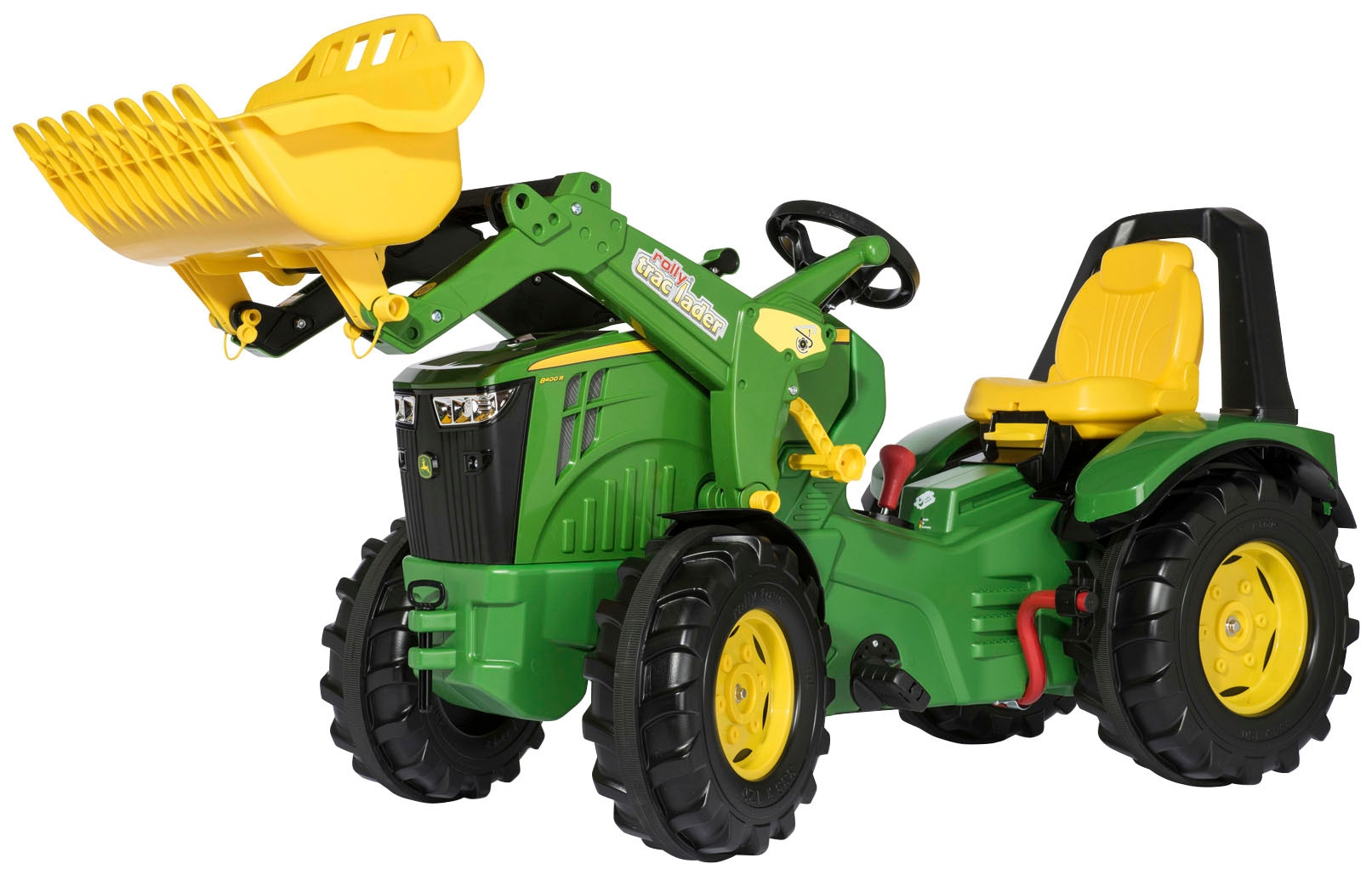 rolly toys® Trettraktor »rollyX-Trac Premium John Deere 8400R«, inkl. rollyTrac Lader und...