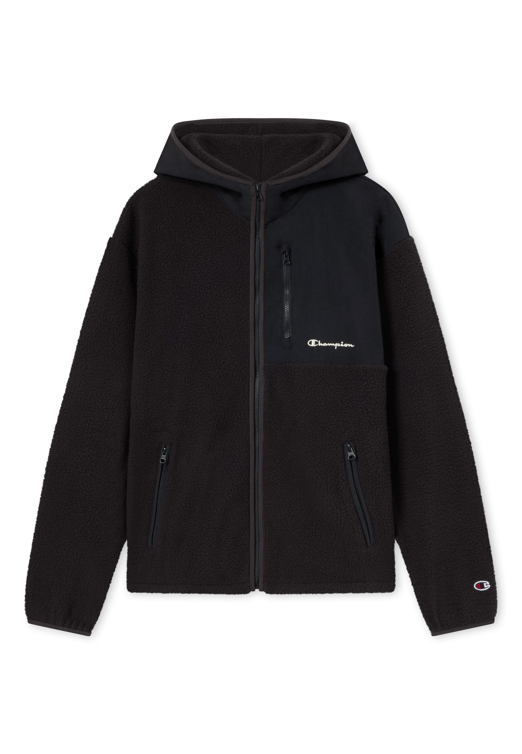 Champion »SPORTWEAR ZIP-UP HOODIE Relax Fit Polar« avec poches et broderies de logos