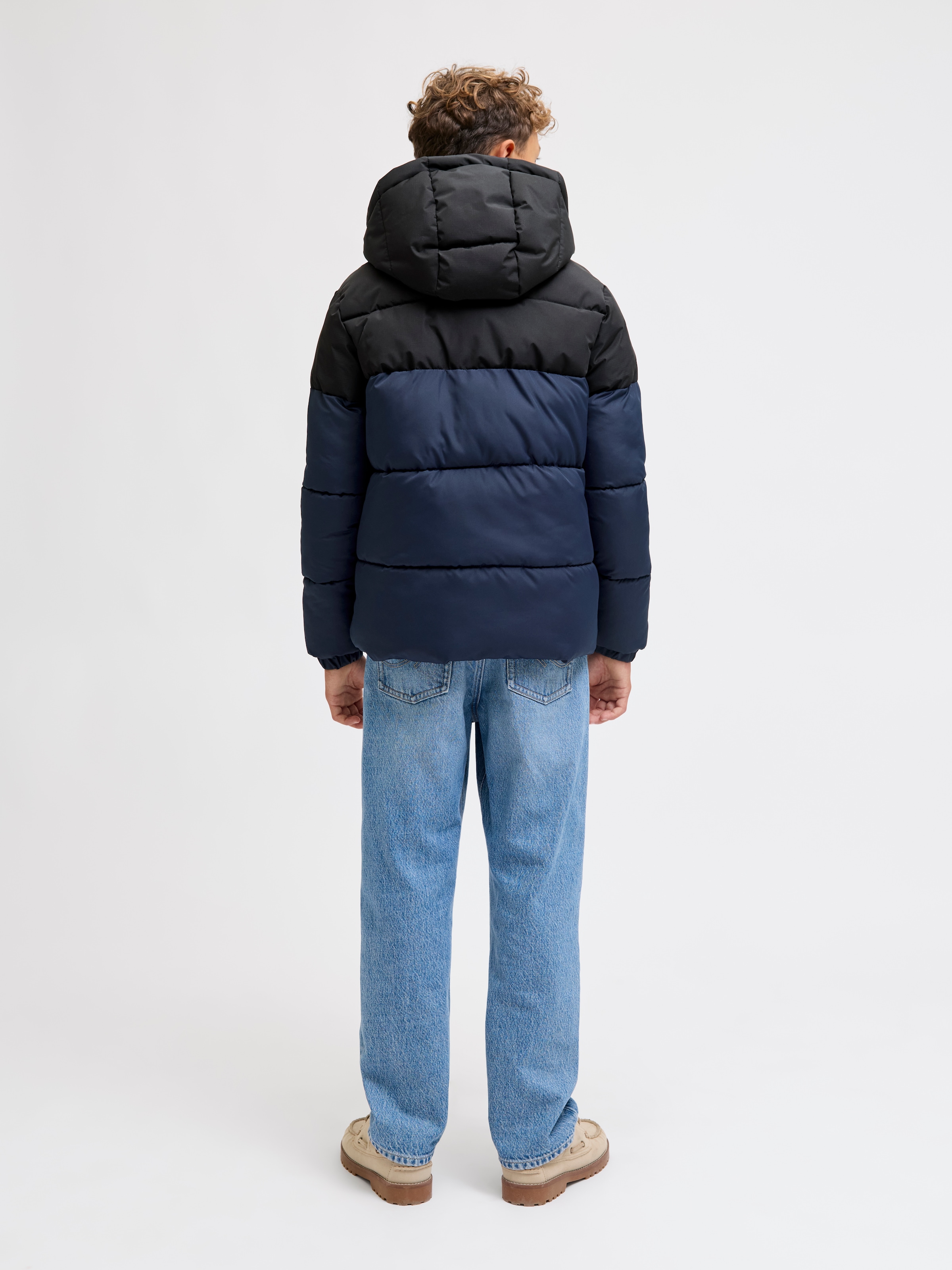 Jack & Jones Junior Veste matelassée »JJMAZE PUFFER HOOD JNR« mit Kapuze