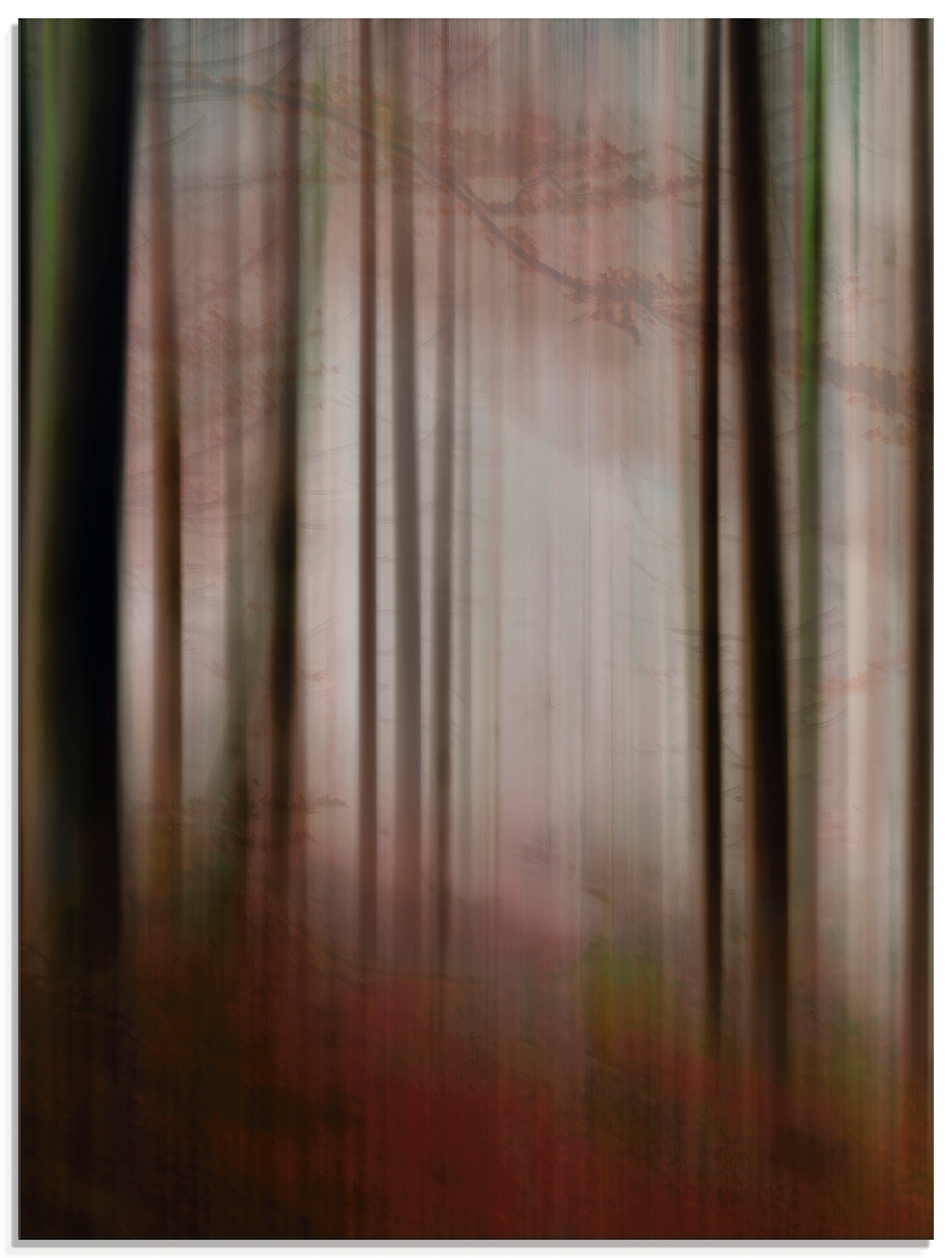 Image of Artland Glasbild »Im Nebel - Waldlichtung«, Wald, (1 St.) bei Ackermann Versand Schweiz