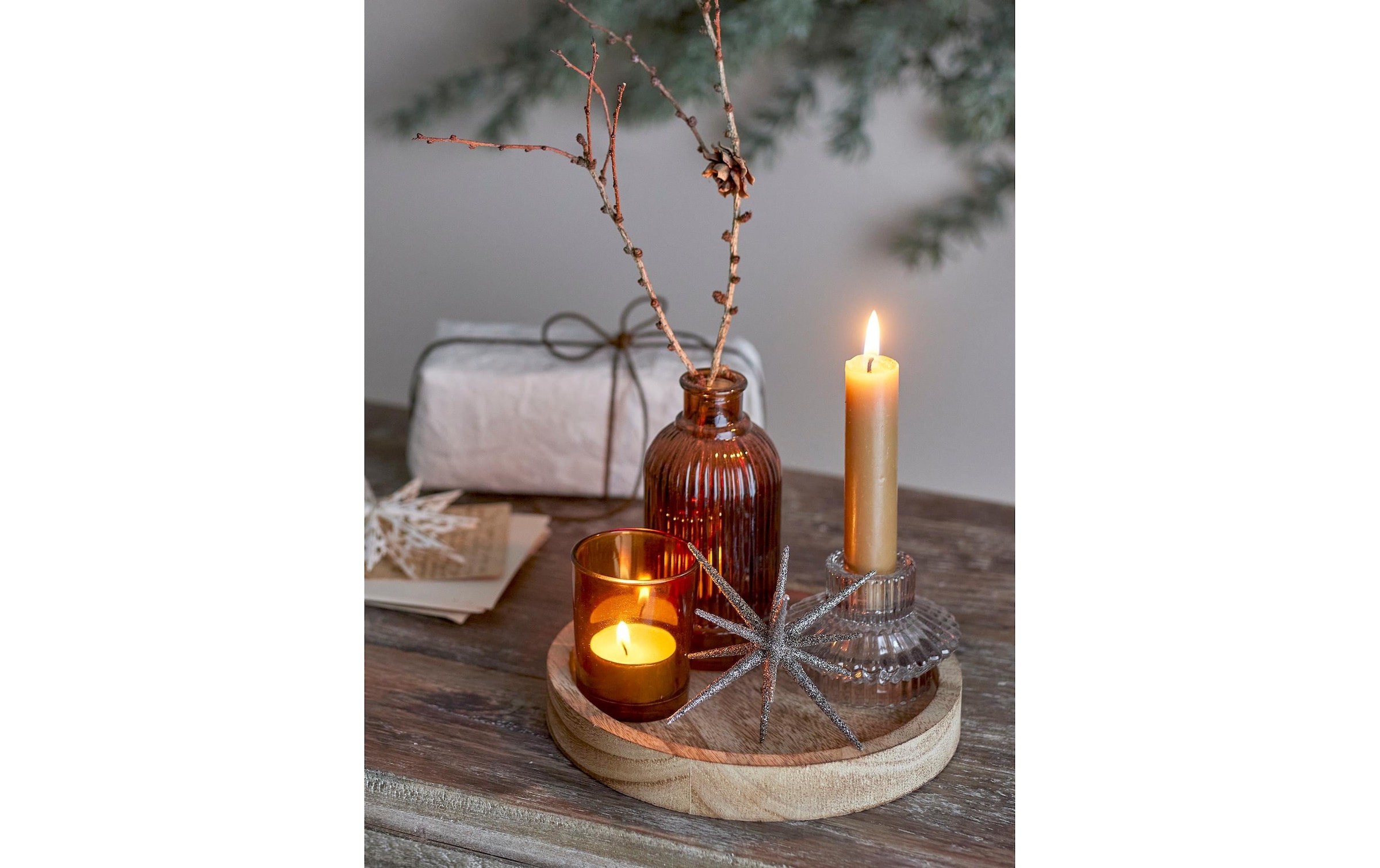 Bloomingville Weihnachtsfigur »Bloomingville Weihnachtsdeko Sanga 6-teilig«