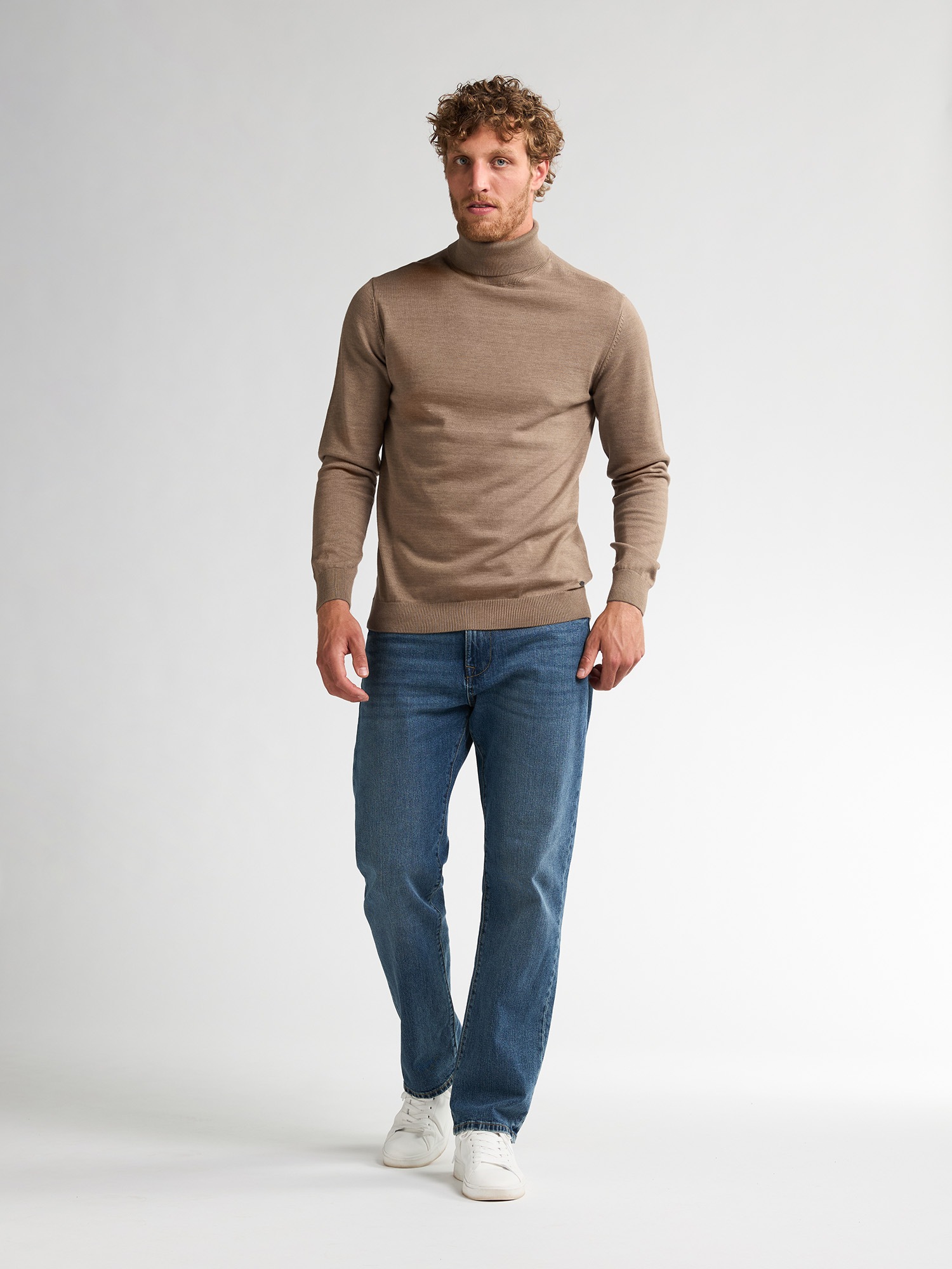 Petrol Industries Rollkragenpullover »Men Knitwear Collar Basi«, Pflegeleichter Materialmix mit Baumwollanteil