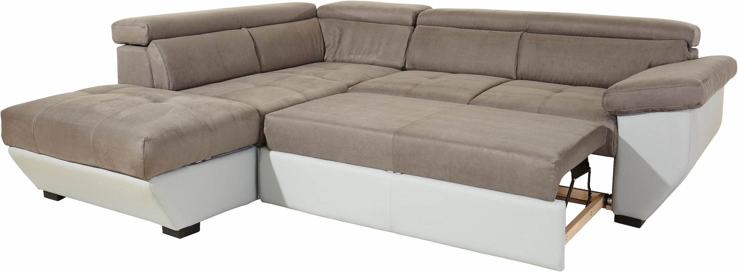 COTTA Ecksofa »Speedway L-Form«, mit Kopfteilverstellung, wahlweise mit Bettfunktion & Bettkasten