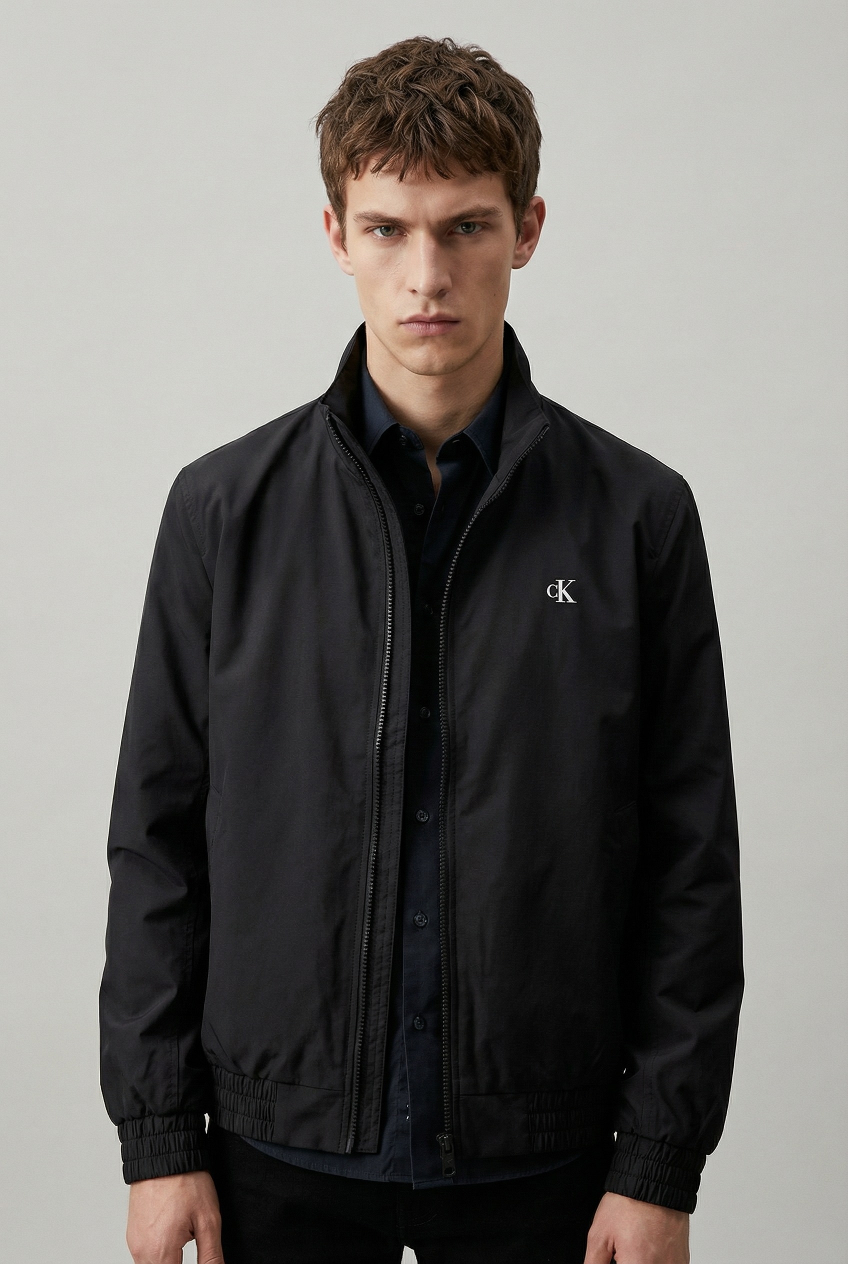 Image of Calvin Klein Jeans Windbreaker "UNFILLED NYLON" ohne Kapuze Regular fit mit Stehkragen