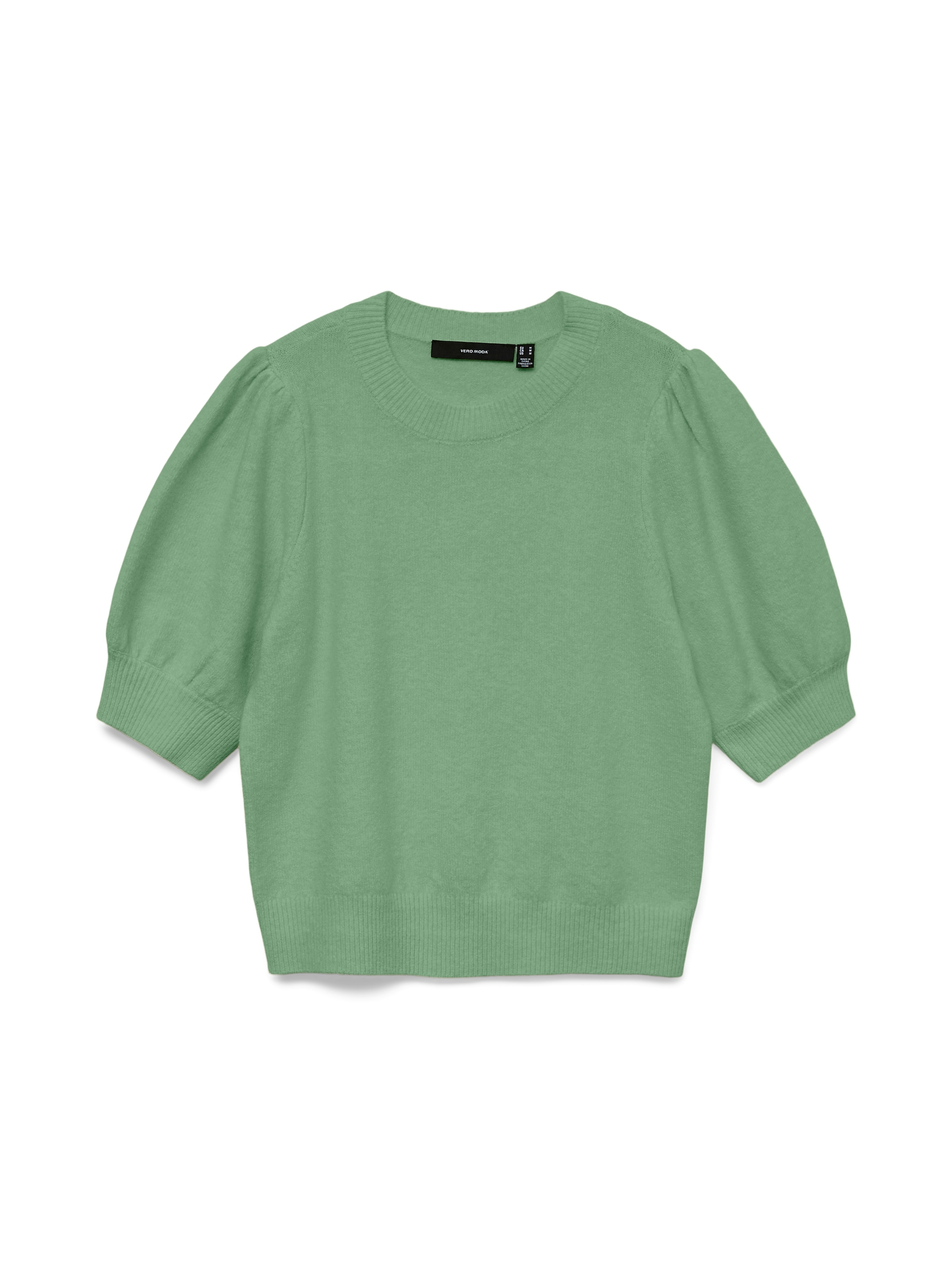 Vero Moda Rundhalspullover »VMDOFFY 2/4 O-NECK PULLOVER GA NOOS« Materialmix, regular fit
