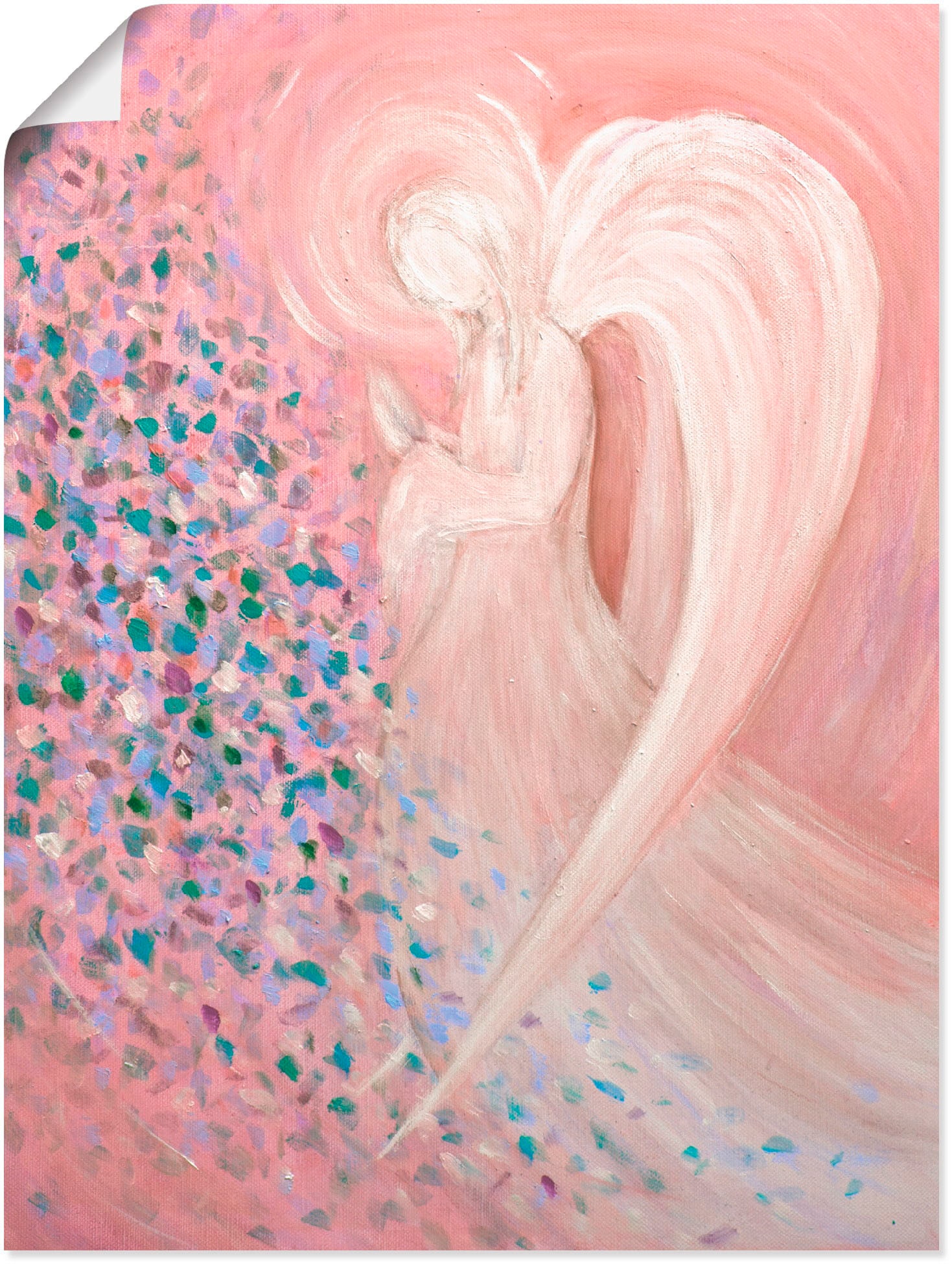 Artland Wandbild »Engelbild Alubild, (1 als versch. Religion, Poster günstig kaufen - oder in pastell«, St.), Grössen Wandaufkleber Leinwandbild