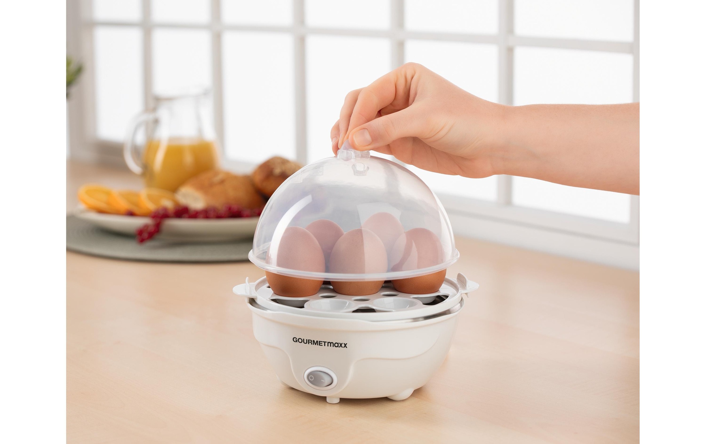GOURMETmaxx Eierkocher »GOURMETmaxx Eierkocher« für 7 Stk. Eier 350 W