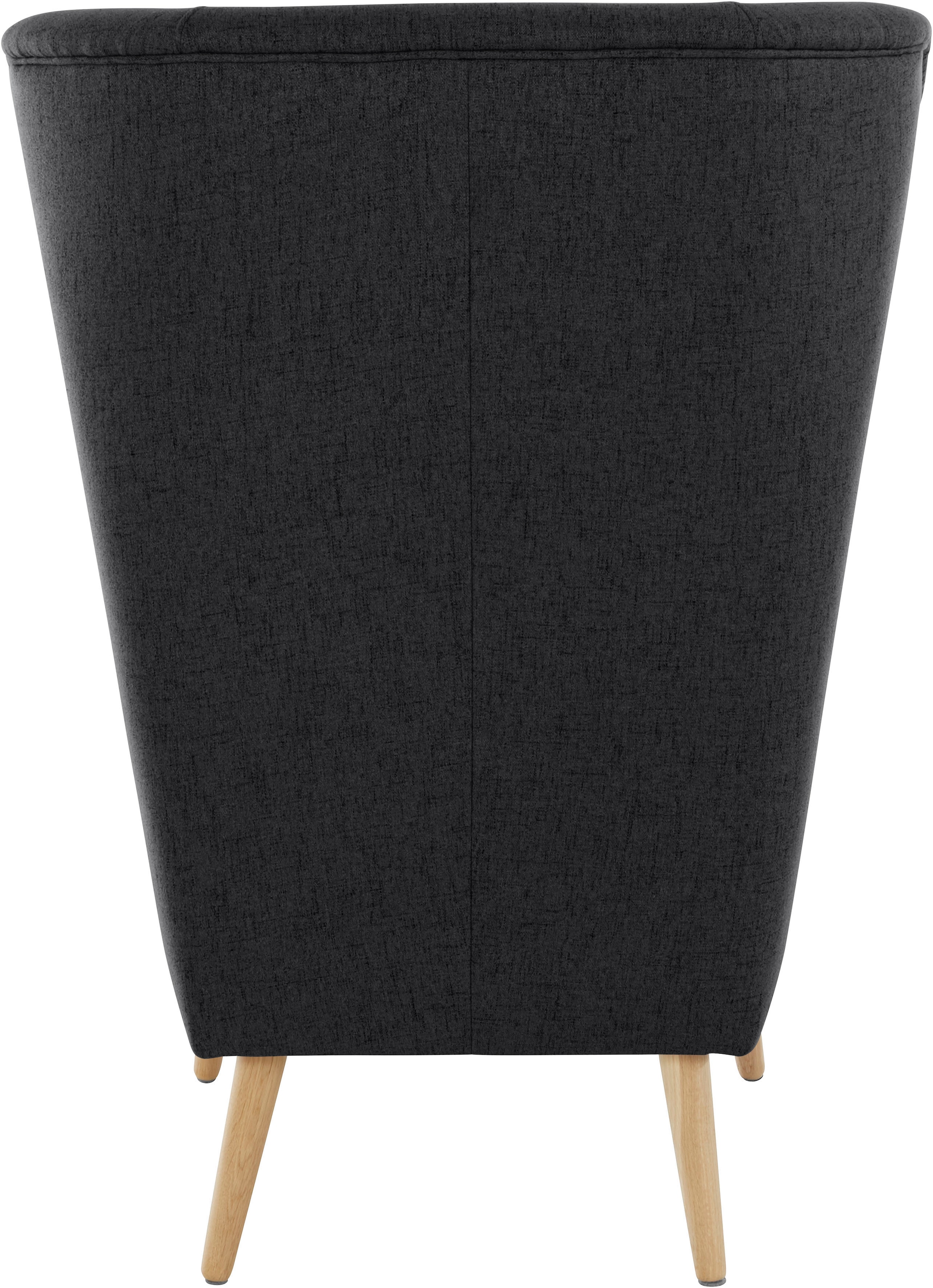 Home affaire Sessel »Sallito, Ohrensessel, TV-Sessel« für Wohnzimmer, auch in Samtcord