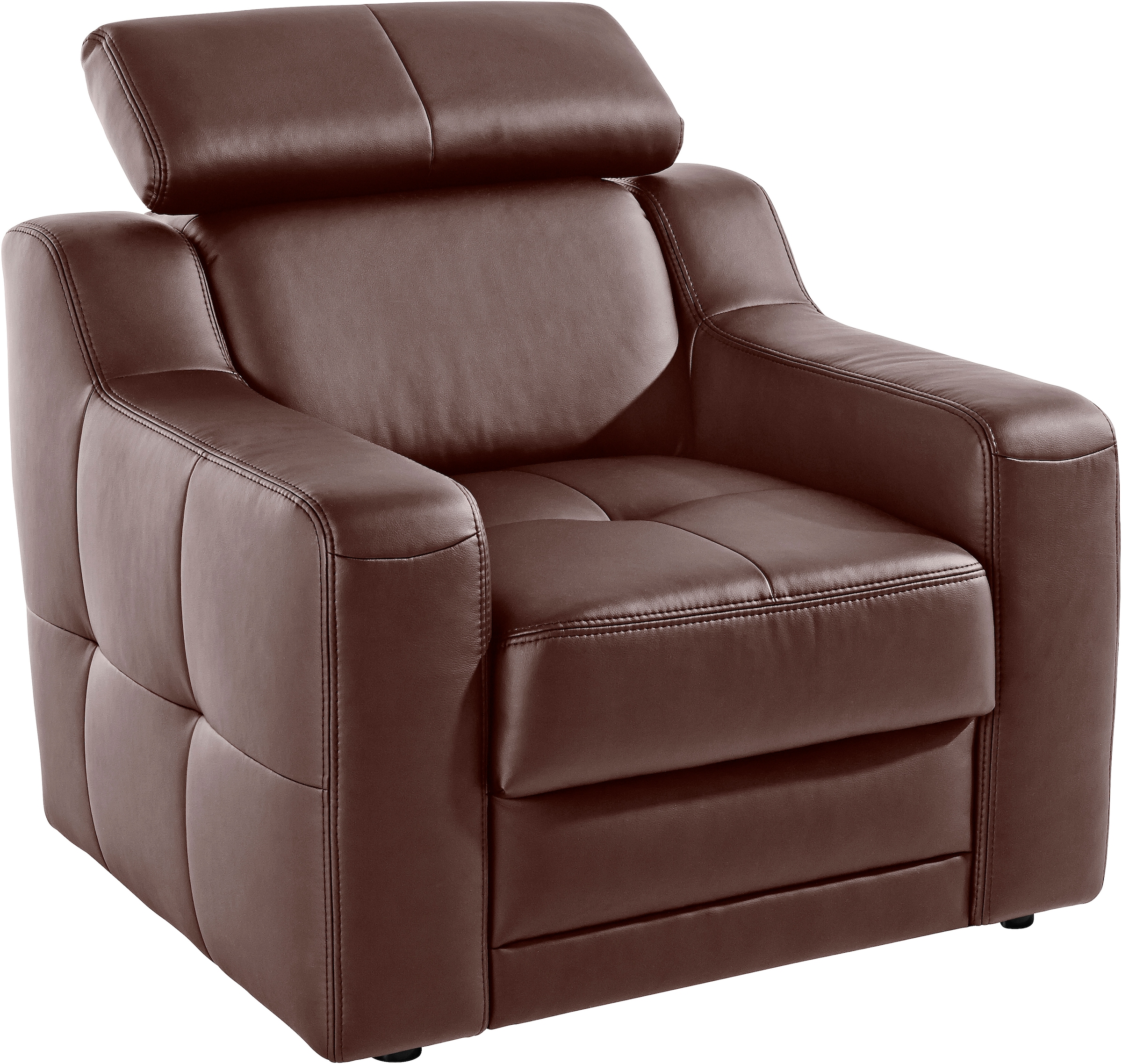exxpo - sofa fashion Sessel »Lotos, Loungesessel« mit Kopf- bzw. Rückenteilverstellung
