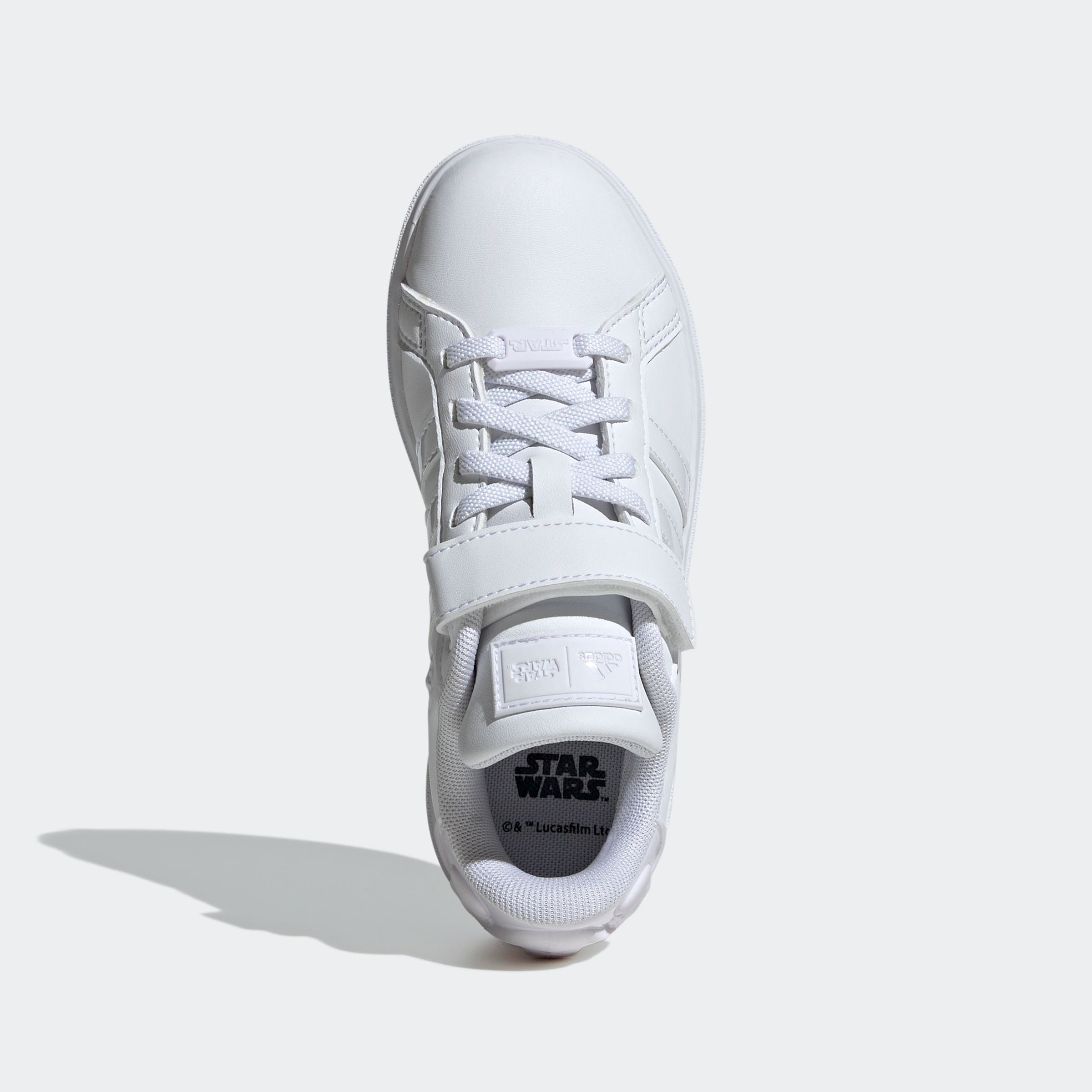 adidas Sportswear Sneaker »ADIDAS STAR WARS GRAND COURT 2.0 KIDS SCHUH«, Design auf den Spuren des adidas Superstar