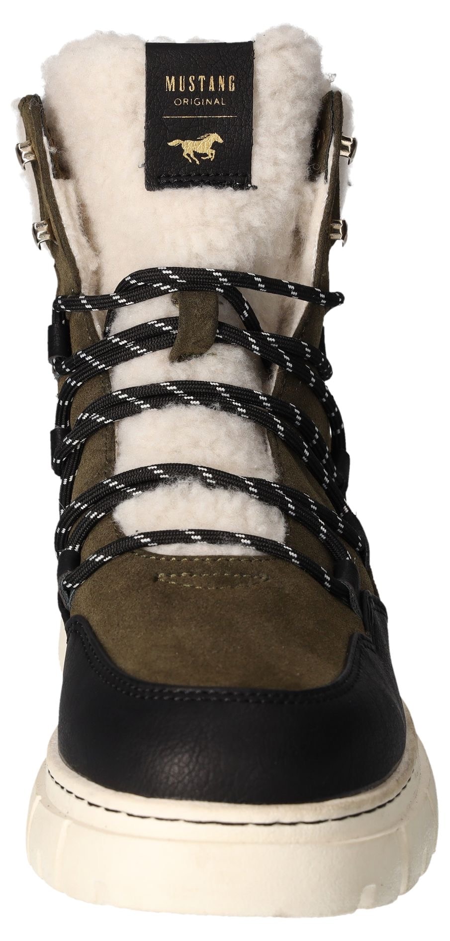 Mustang Shoes Winterboots, Schnürboots, Snowboots mit praktischem Innenreissverschluss