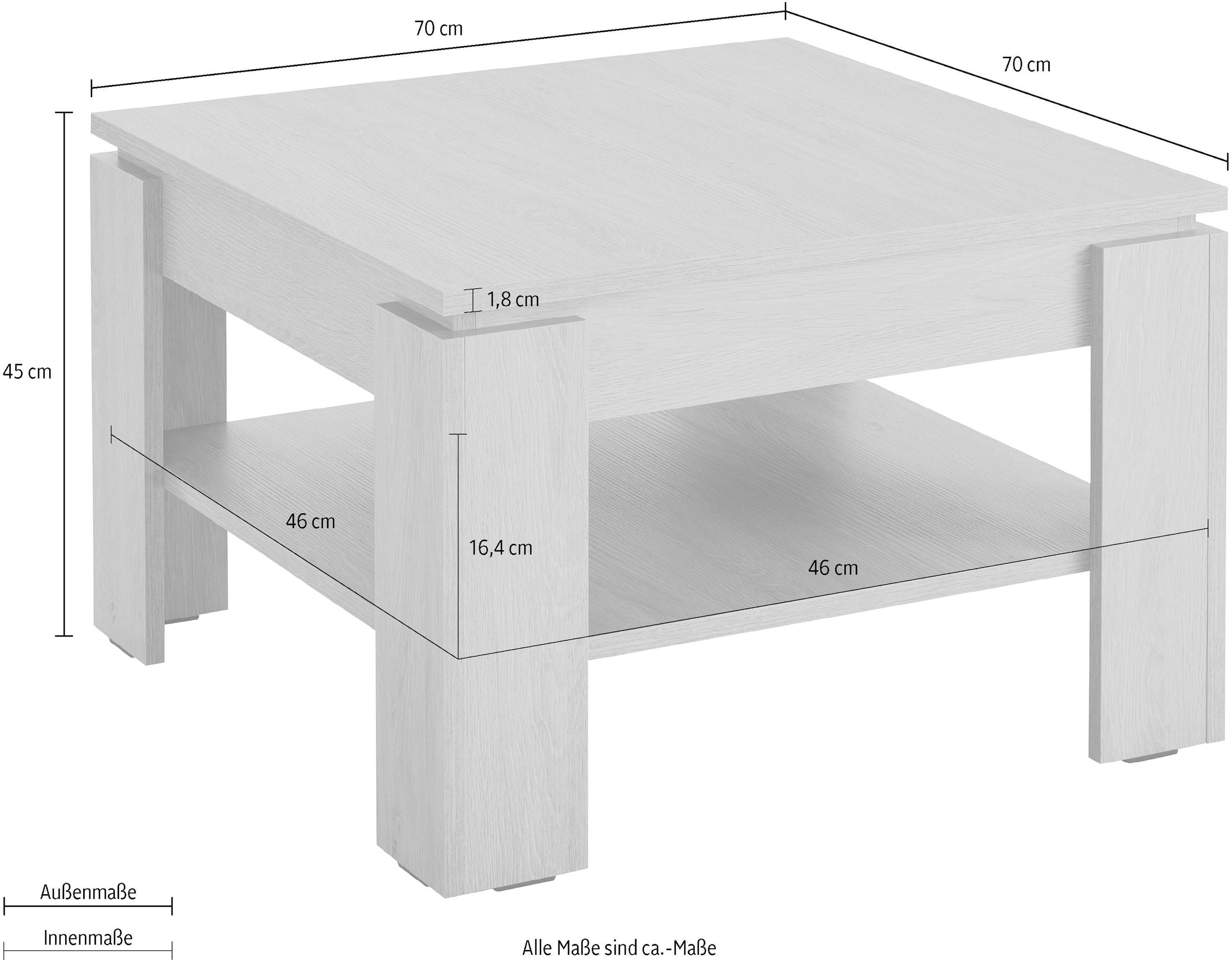 auf Couchtisch Woltra 70 »FCT«, versandkostenfrei Breite cm