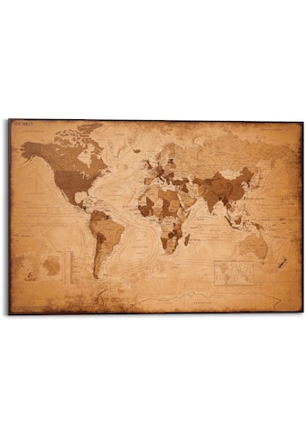 Bild »Weltkarte - antik«