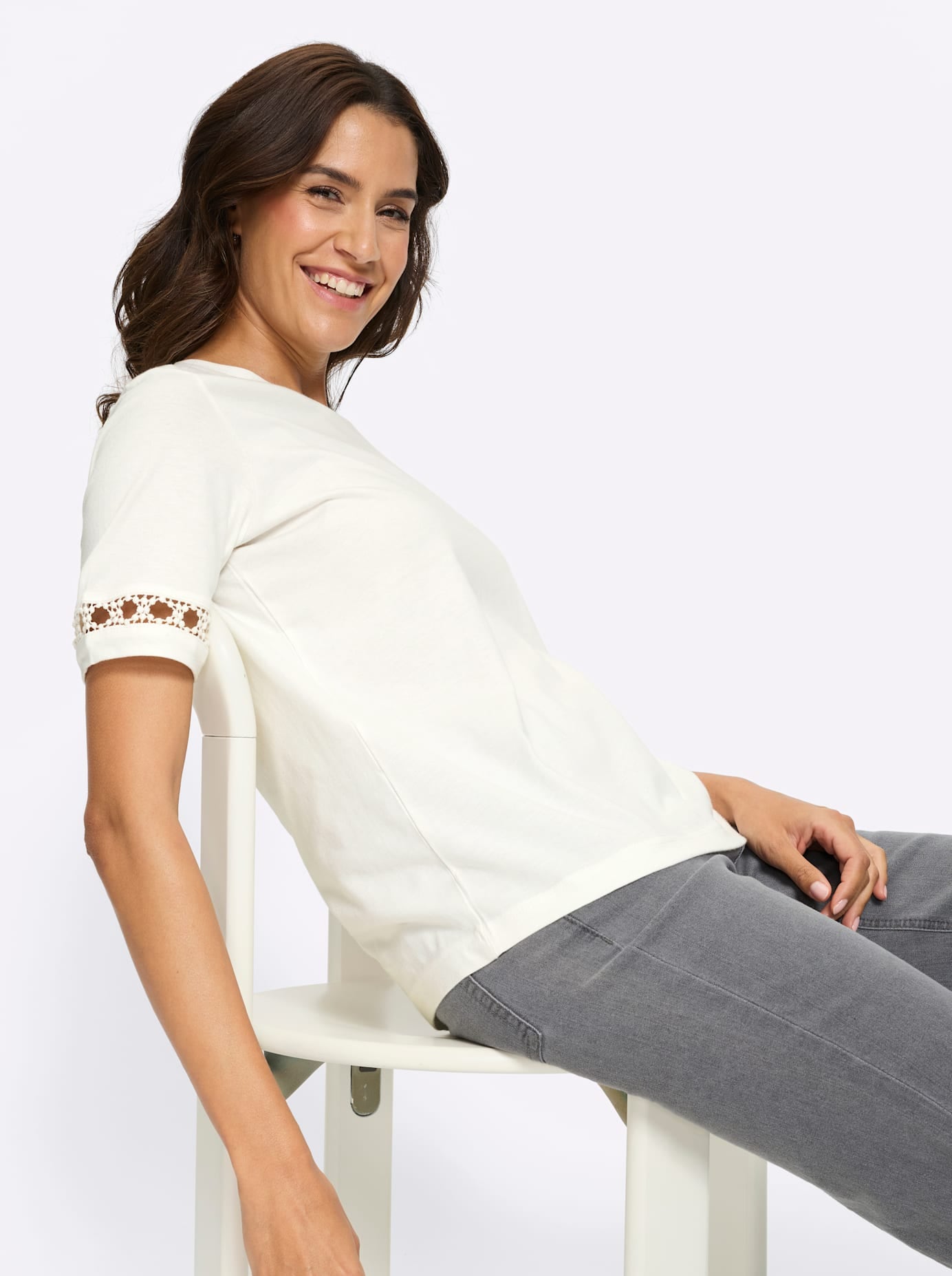 Inspirationen T-shirt à manches courtes »Kurzarm-Shirt« 1 pièces